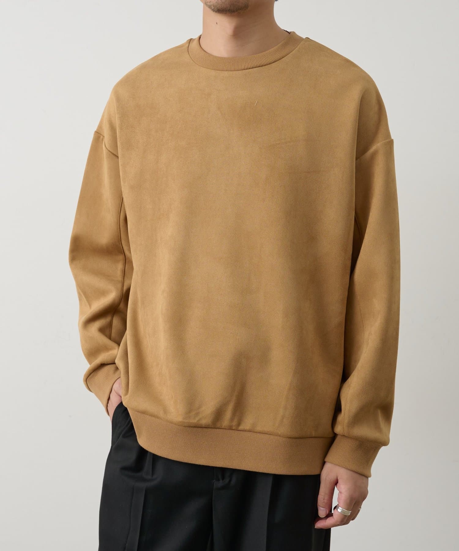 COLONY 2139(コロニー トゥーワンスリーナイン) 【セットアップ対応】シンセティックスエードクルーネック