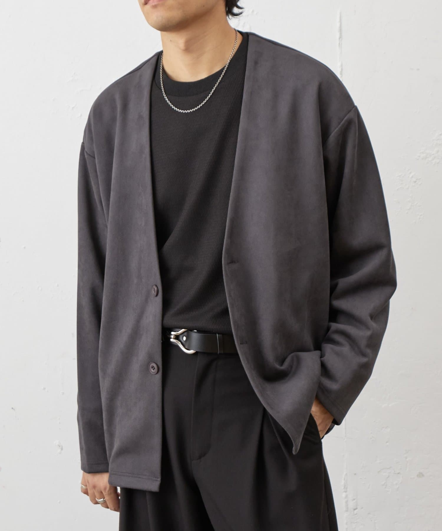 COLONY 2139(コロニー トゥーワンスリーナイン) 【リバイバル/セットアップ対応】シンセティックスエードカーディガン