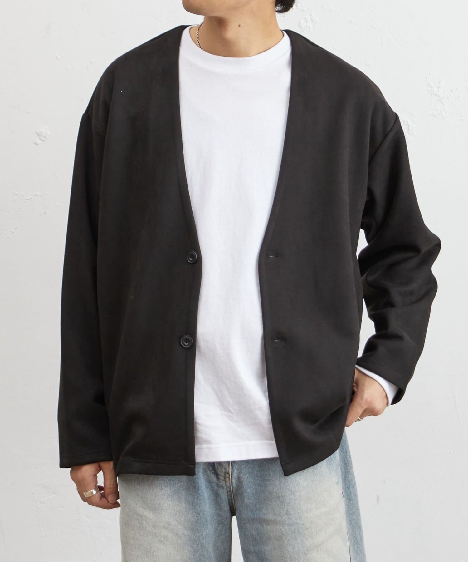 COLONY 2139(コロニー トゥーワンスリーナイン) 【リバイバル/セットアップ対応】シンセティックスエードカーディガン