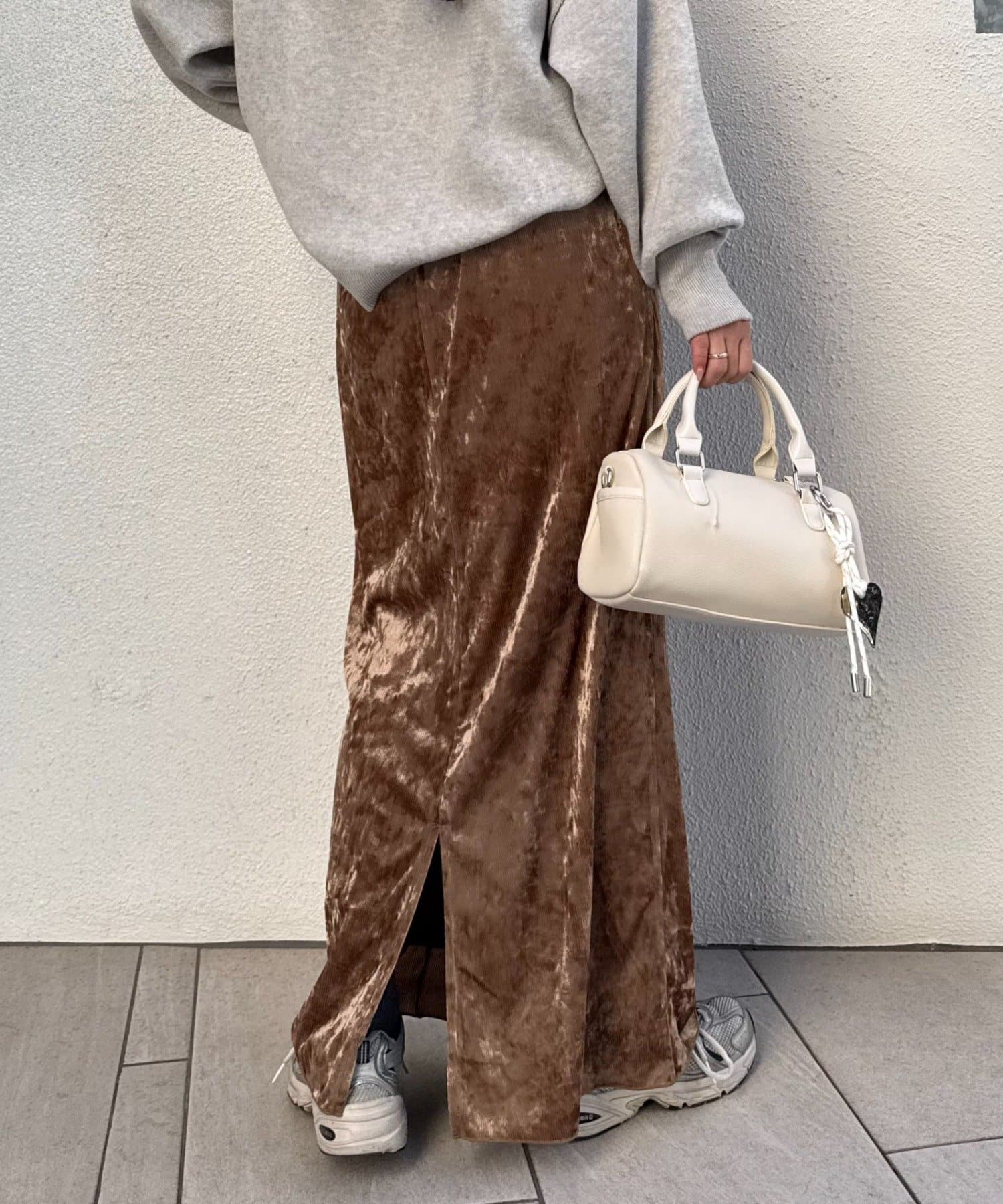 CIAOPANIC TYPY(チャオパニックティピー) クラッシュベロアメロウ切替スカート