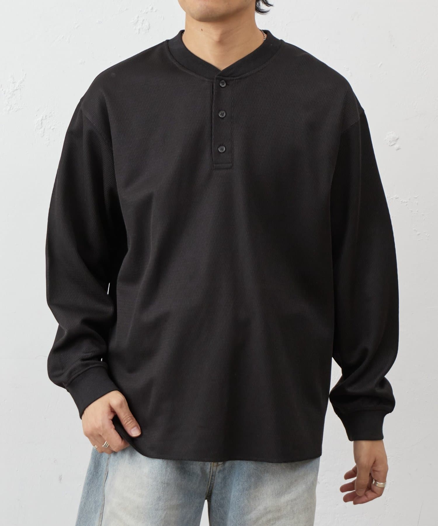 COLONY 2139(コロニー トゥーワンスリーナイン) ハニカムヘンリーネックプルオーバー