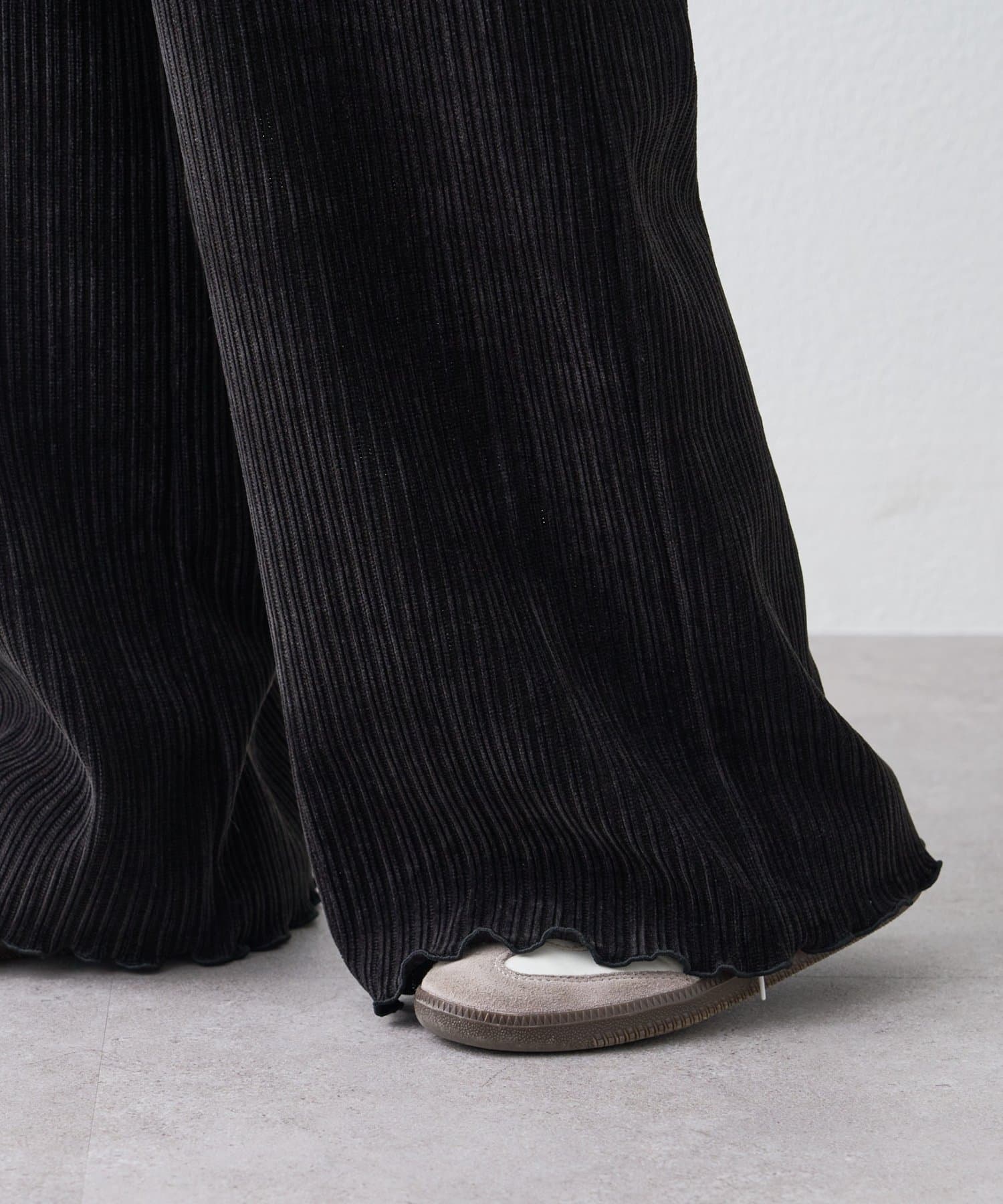 CIAOPANIC TYPY(チャオパニックティピー) ベロアリブアソート柄ワイドイージーパンツ