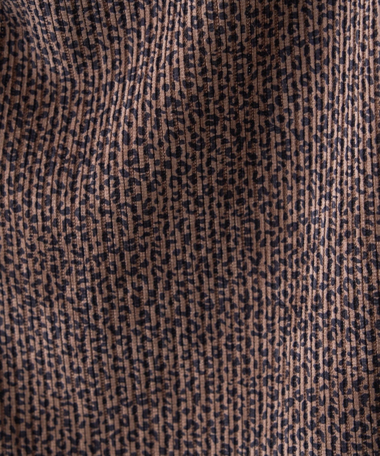 CIAOPANIC TYPY(チャオパニックティピー) ベロアリブアソート柄ワイドイージーパンツ