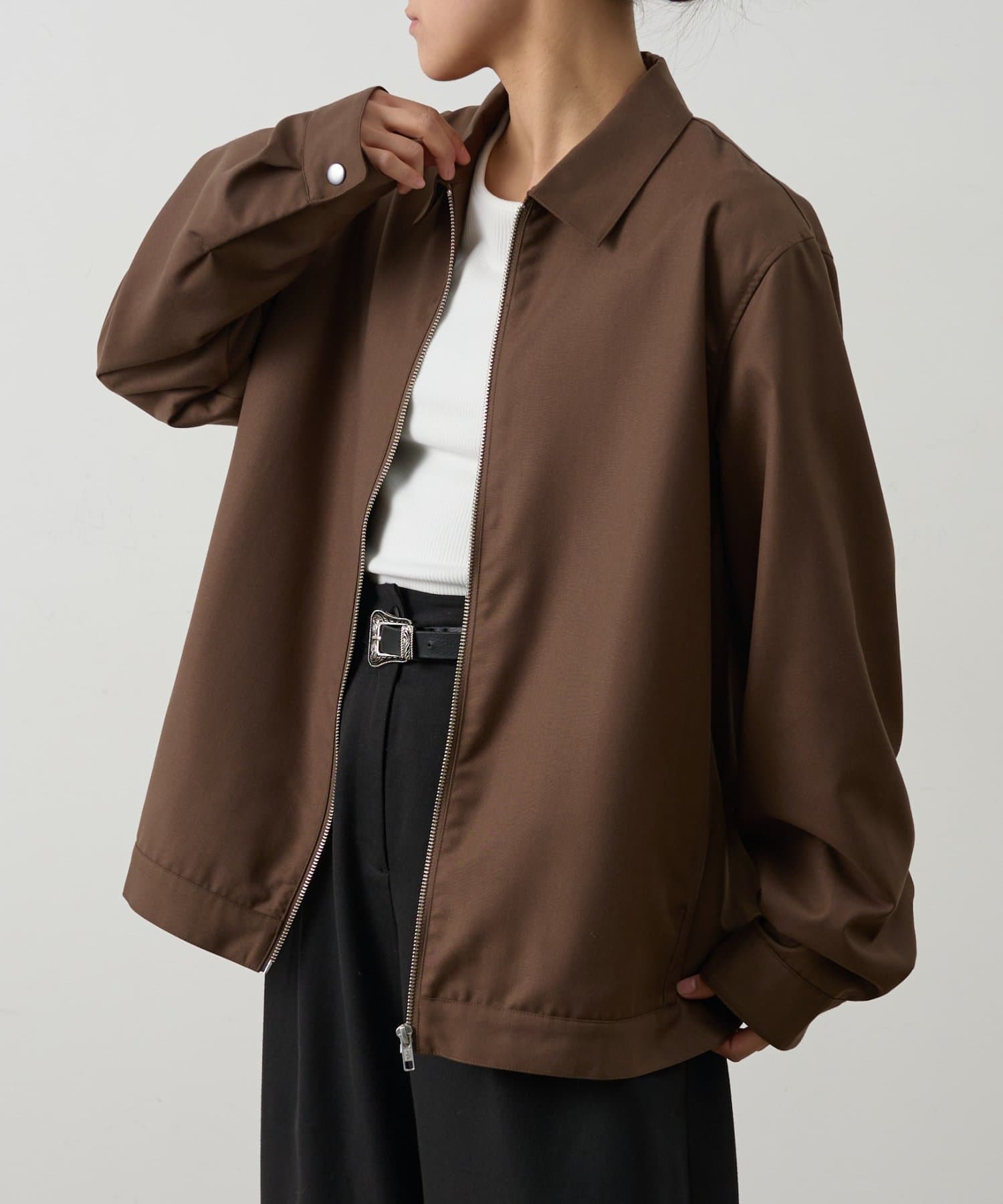 COLONY 2139(コロニー トゥーワンスリーナイン) 【セットアップ対応】コンフォートツイルZIPシャツ