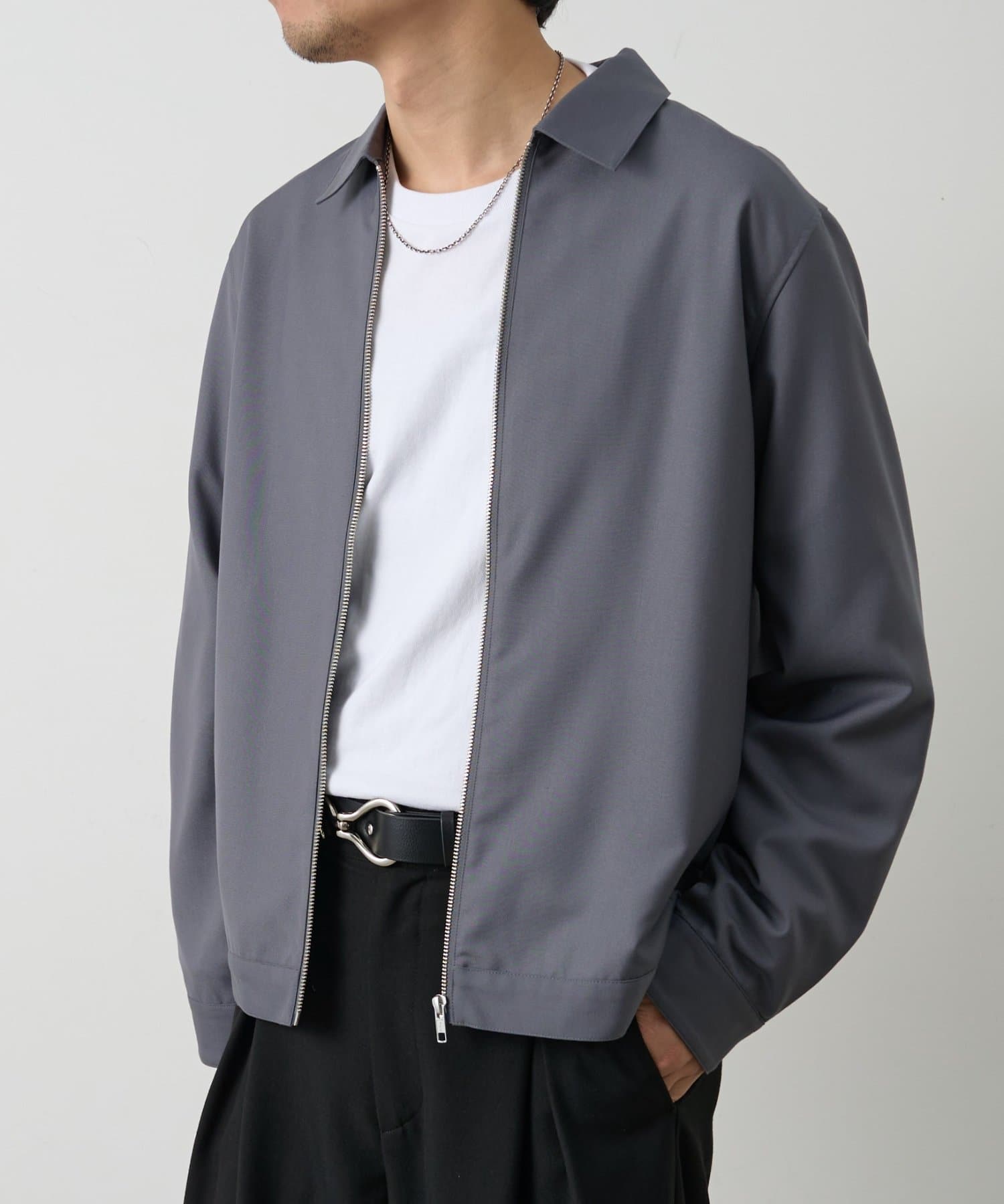 COLONY 2139(コロニー トゥーワンスリーナイン) 【セットアップ対応】コンフォートツイルZIPシャツ