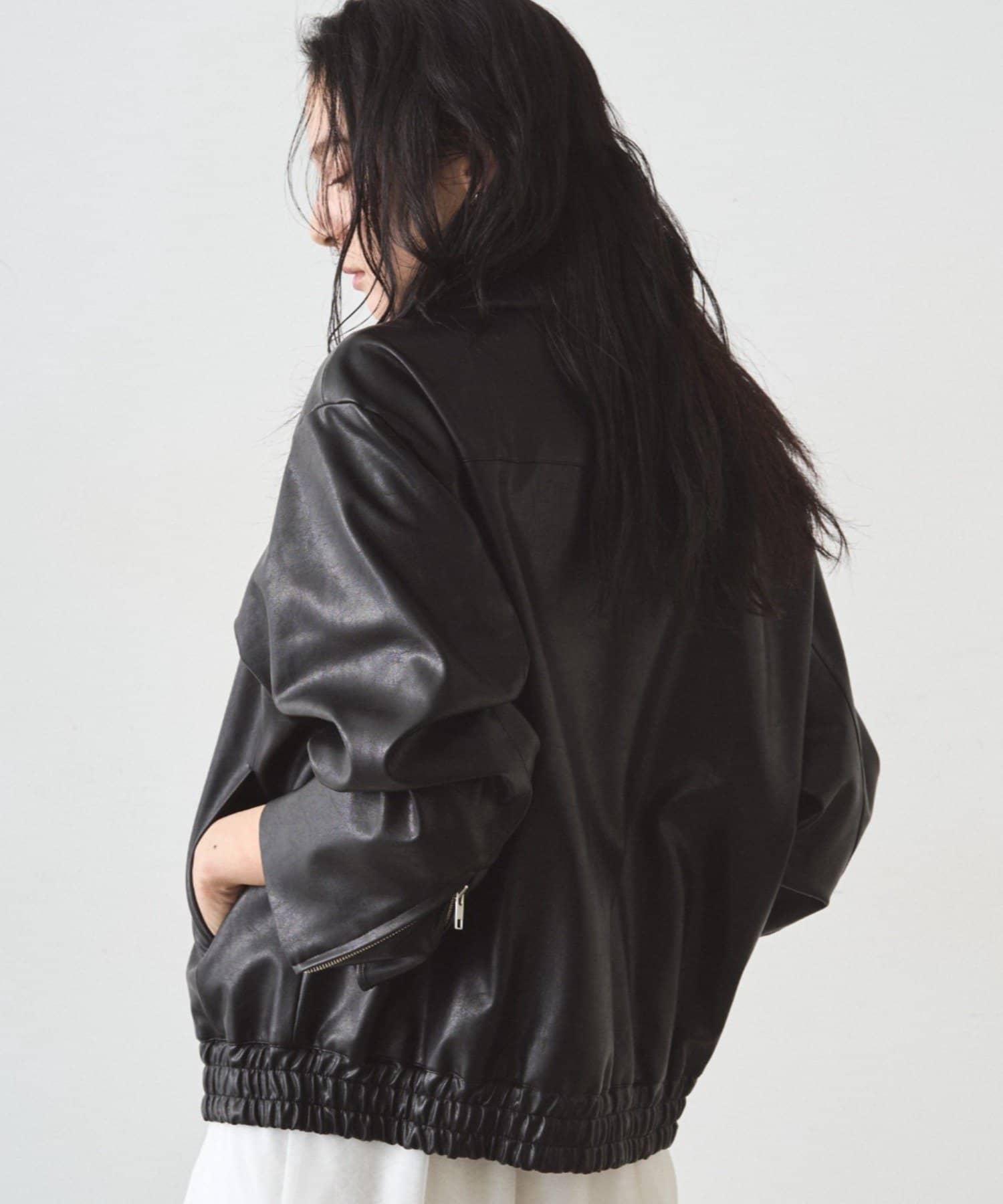 LOUNGEDRESS(ラウンジドレス) フェイクレザージャケット