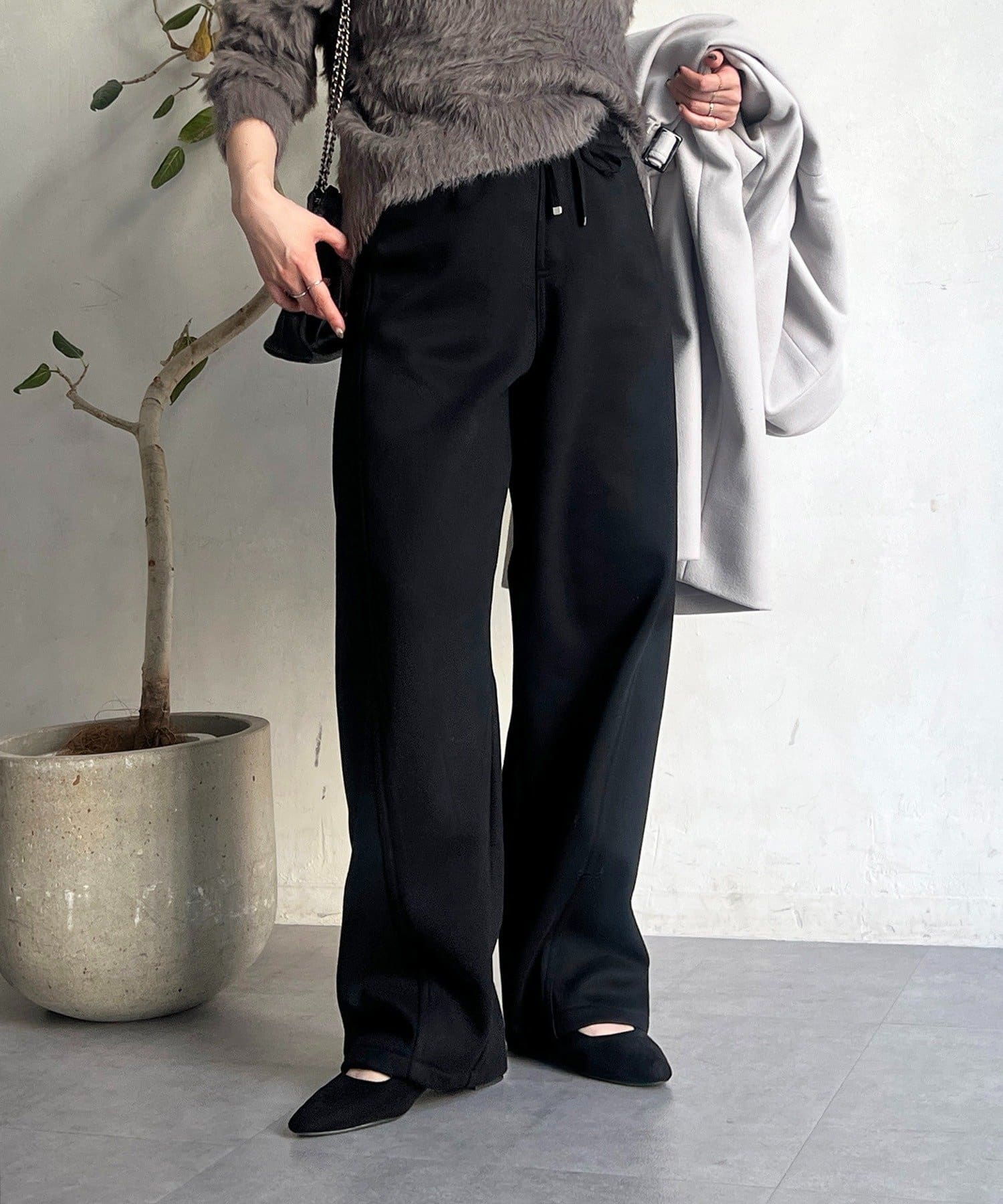 Croisiere(クロジエール) 厚地ボンディングパンツ