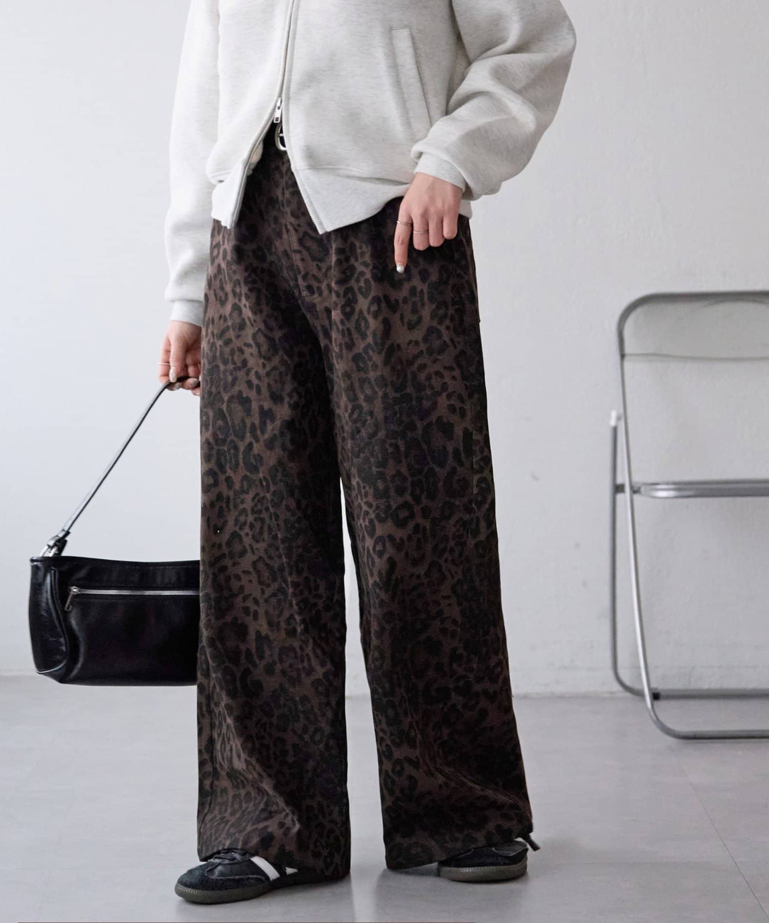 DISCOAT(ディスコート) 【Enlude/ユニセックス】アソート総柄ワイドレッグパンツ