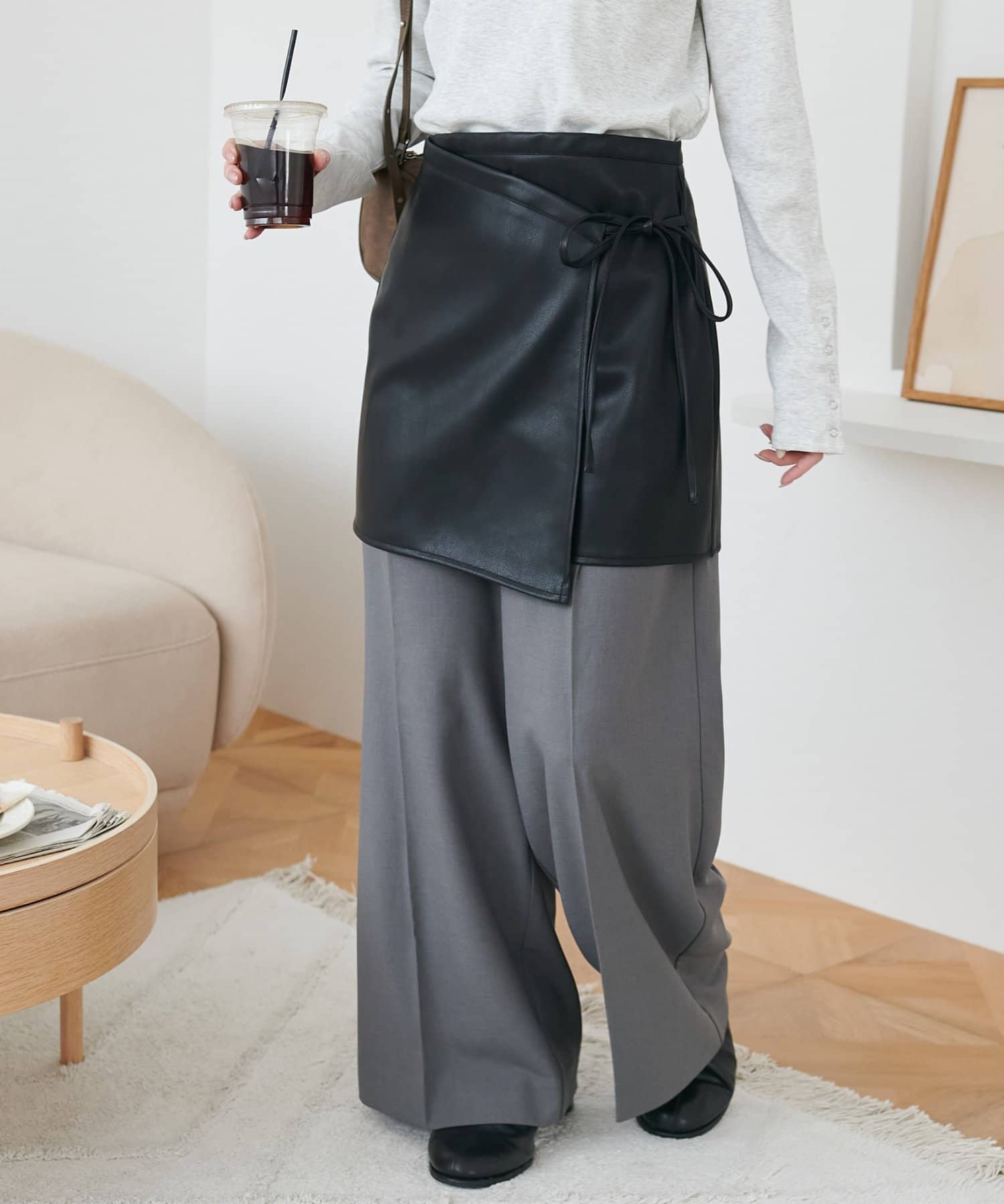 DISCOAT(ディスコート) 【1/17（土）19：00～予約開始/SS先行予約】アソートラップミニスカート