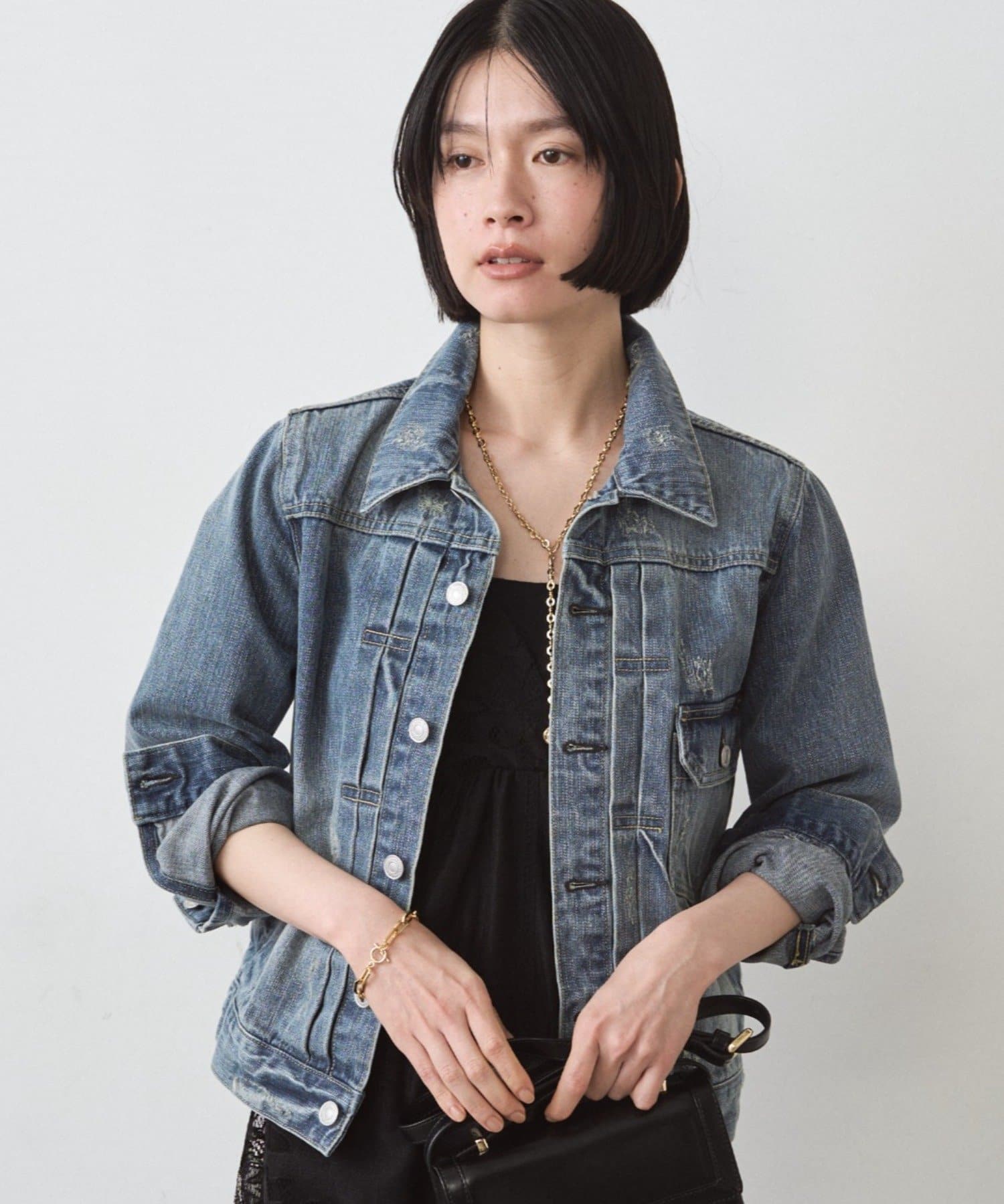 LOUNGEDRESS(ラウンジドレス) ヴィンテージライクデニムジャケット