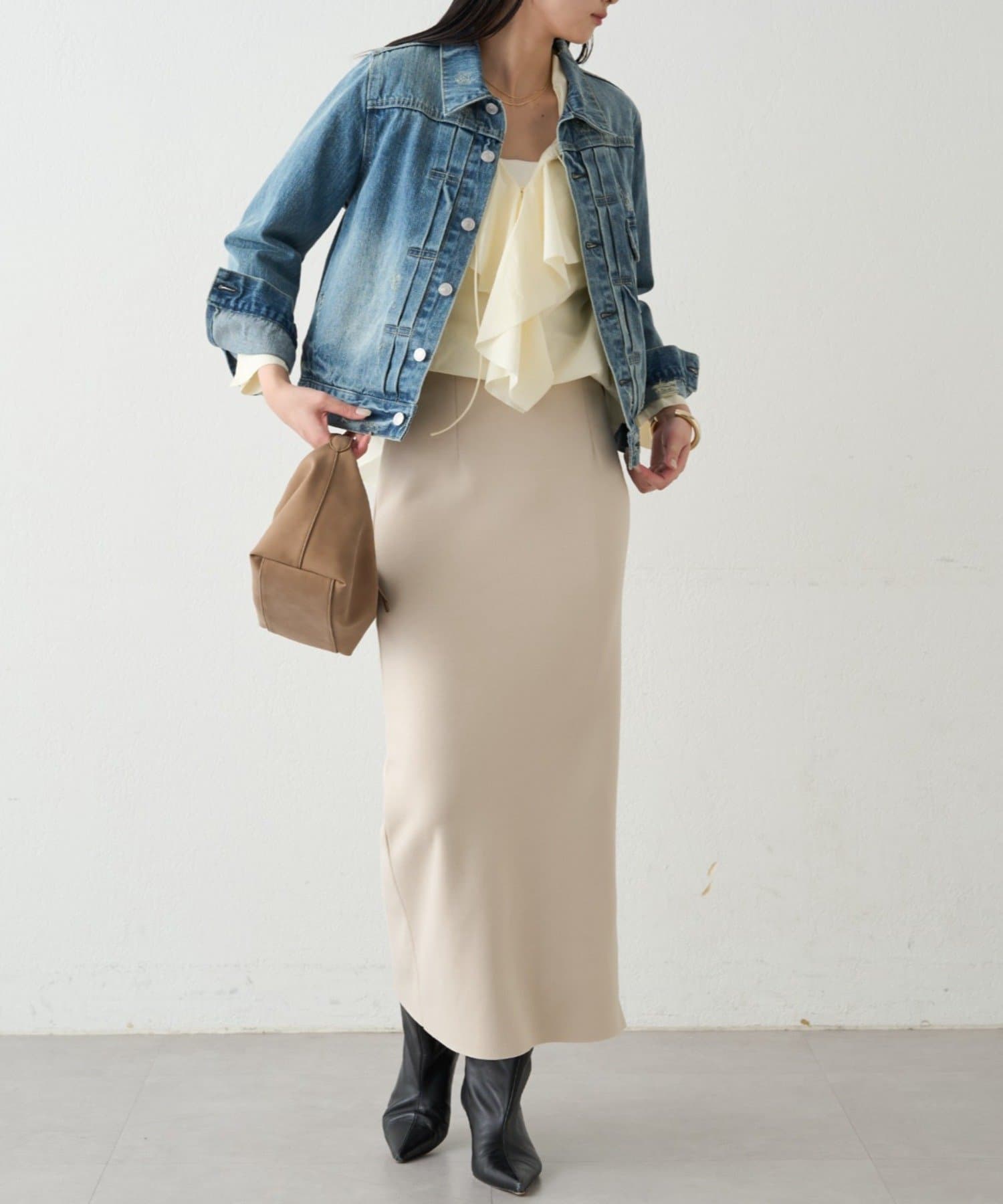 LOUNGEDRESS(ラウンジドレス) ヴィンテージライクデニムジャケット