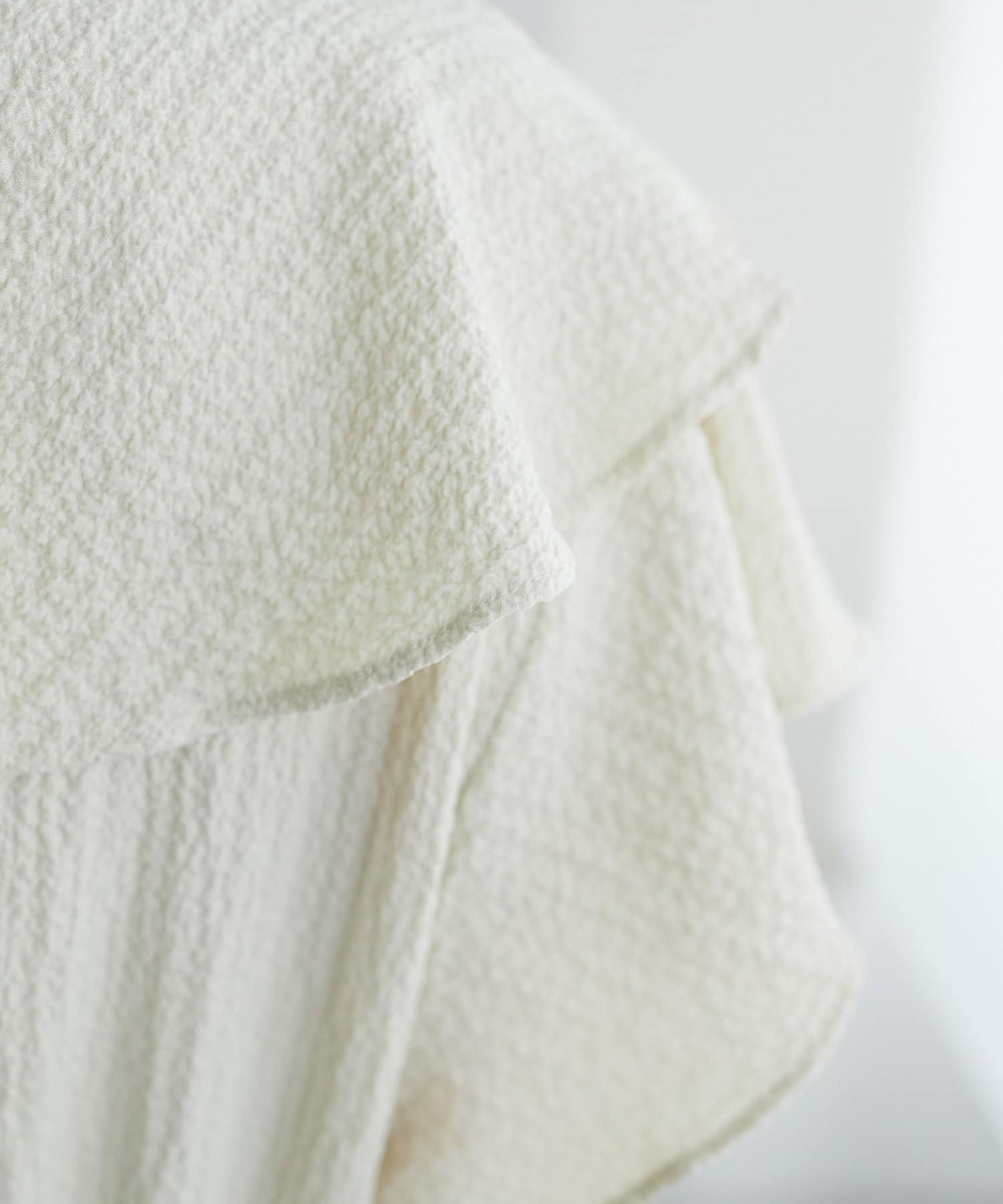 DISCOAT(ディスコート) 【SS先行予約】ジャガードフリルサロペット