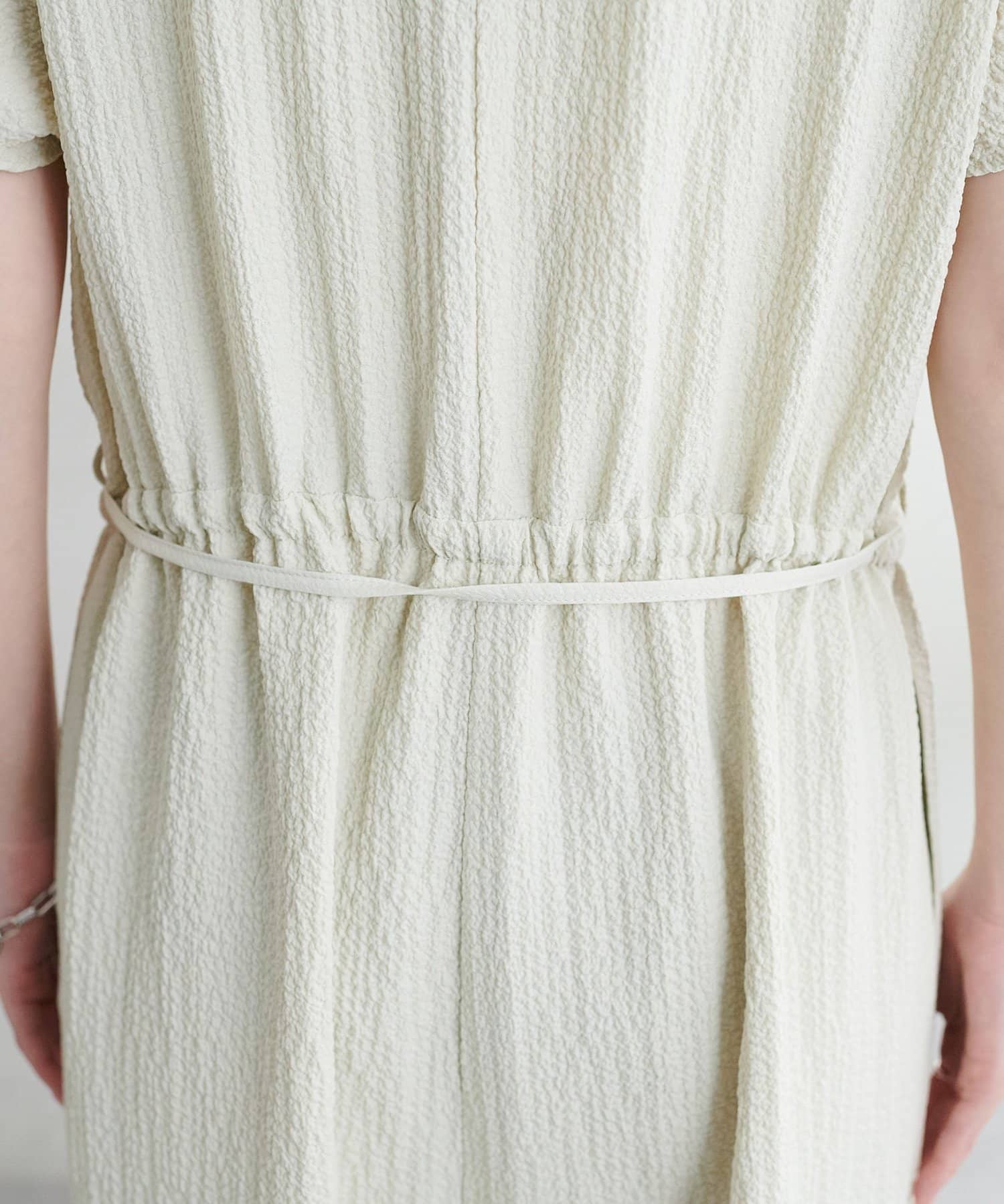 DISCOAT(ディスコート) 【SS先行予約】ジャガードフリルサロペット