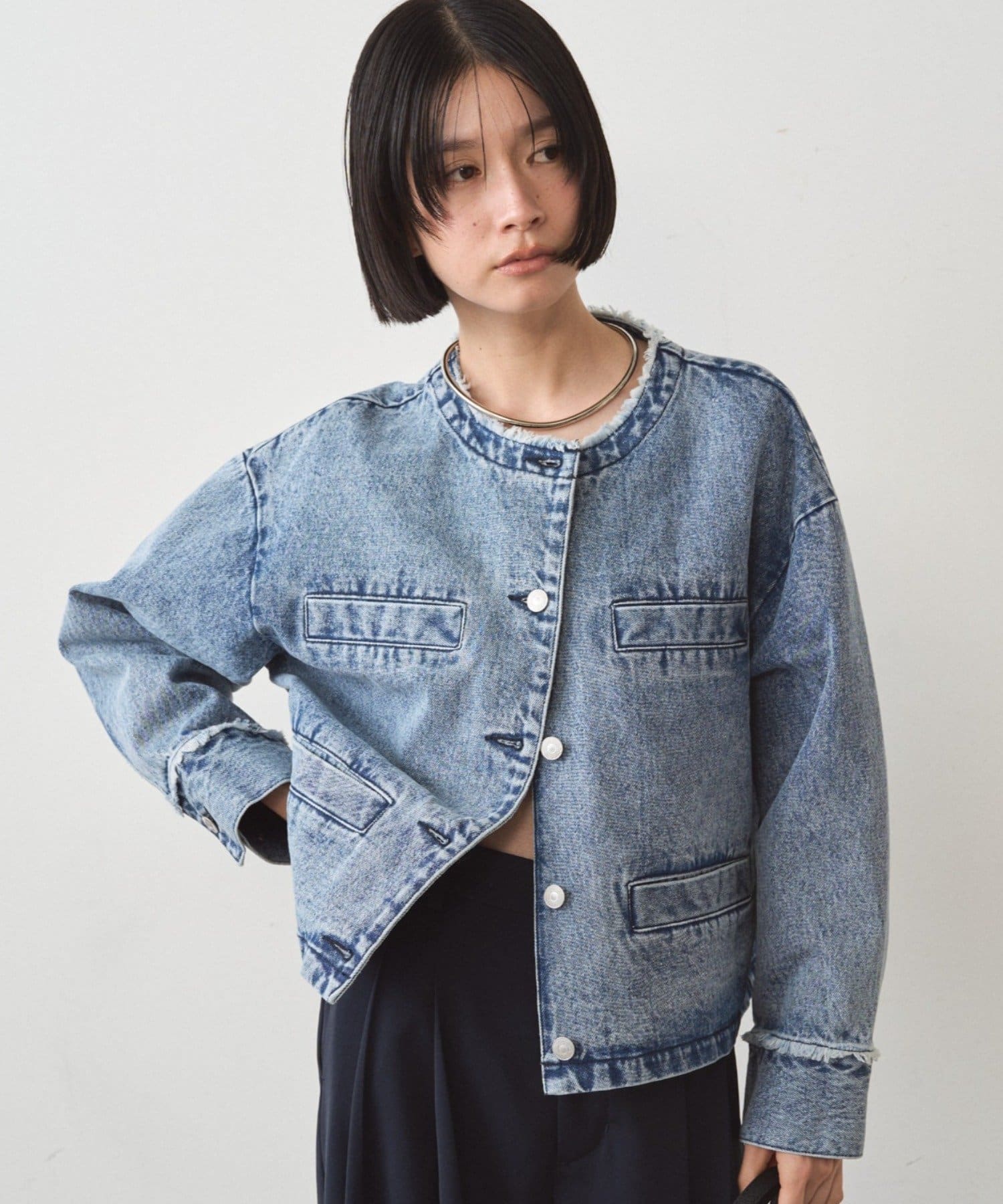 LOUNGEDRESS(ラウンジドレス) デニムショートジャケット