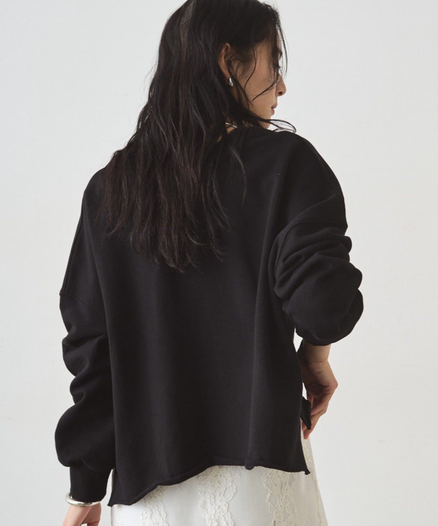 LOUNGEDRESS(ラウンジドレス) スキッパーショートスウェット