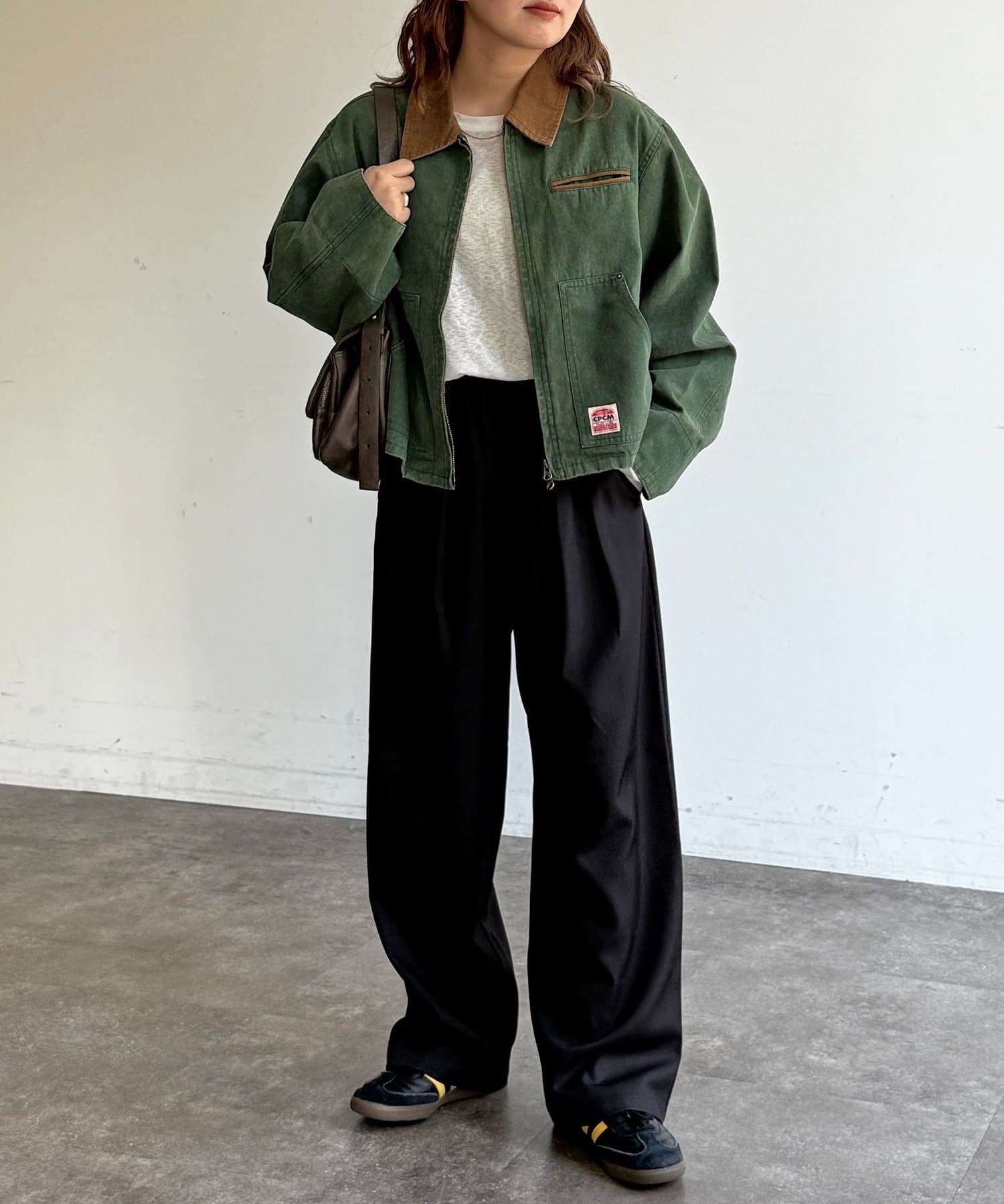 CPCM(シーピーシーエム) 襟配色ワークジャケット