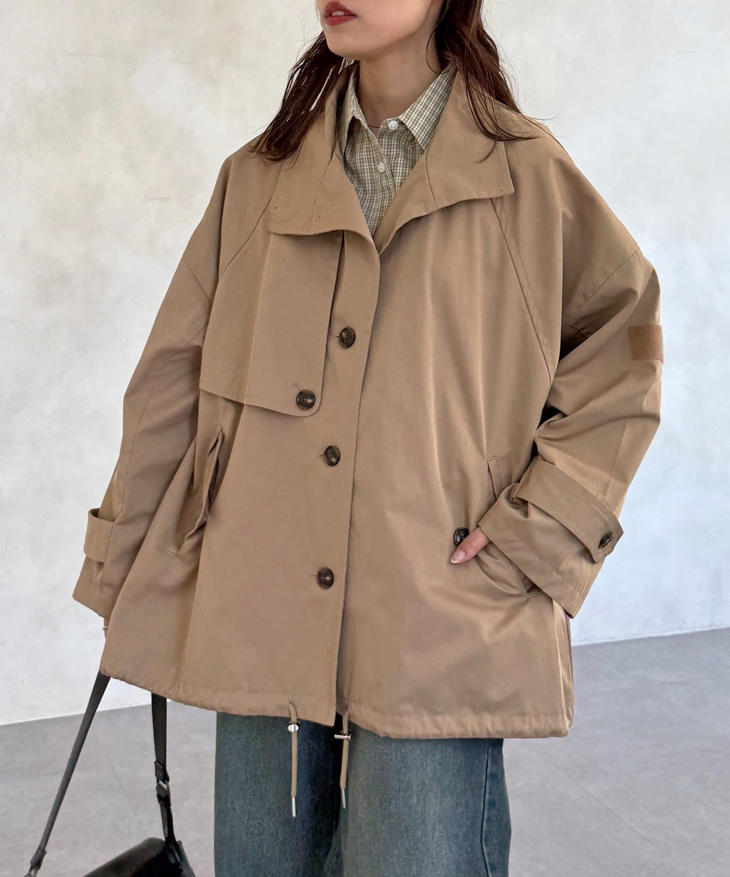 CPCM(シーピーシーエム) ミドル丈モッズトレンチコート