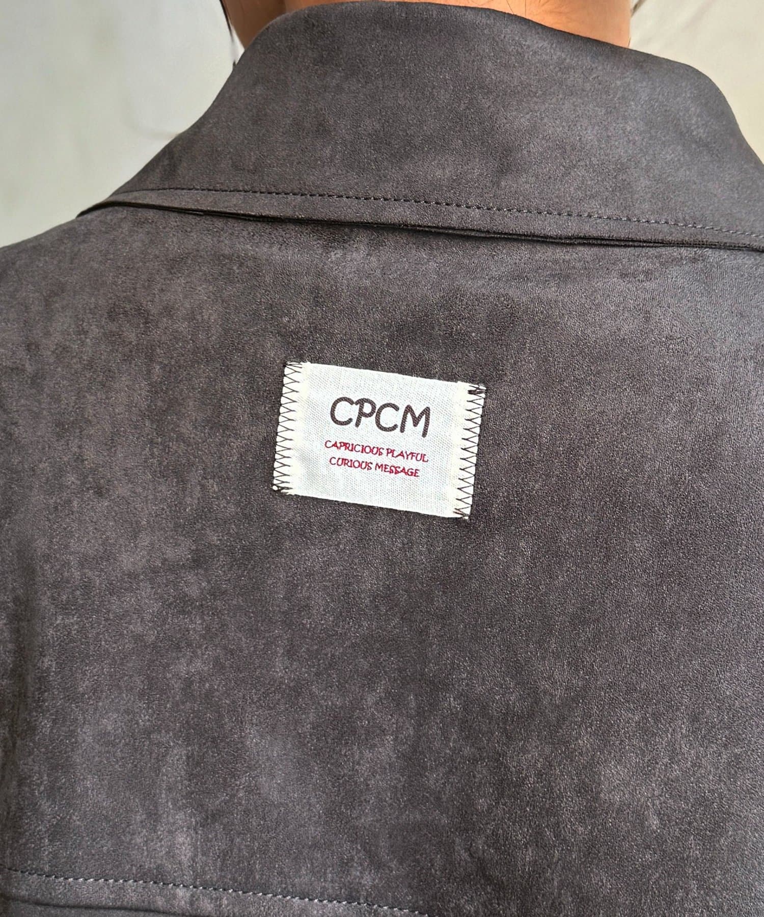 CPCM(シーピーシーエム) フェイクスエードジャケット