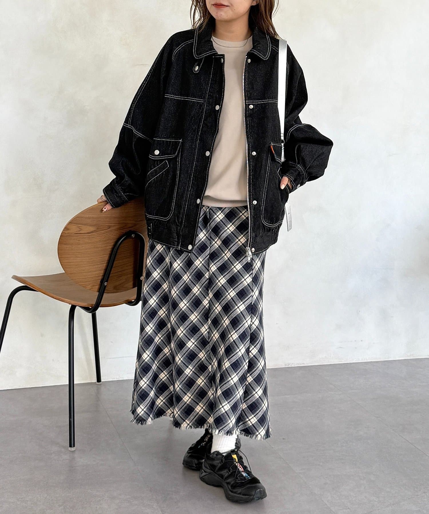 CPCM(シーピーシーエム) ラグランビッグデニムジャケット