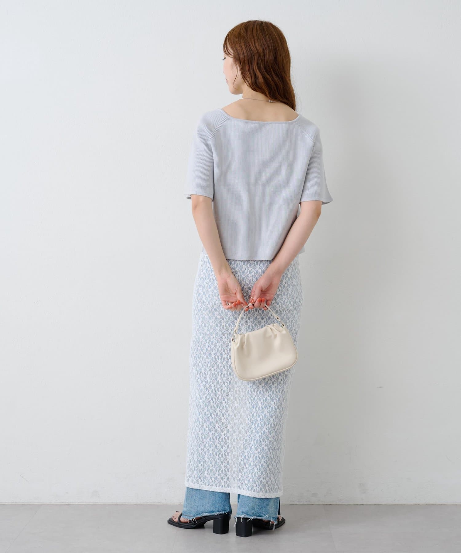 OUTLET(アウトレット) 【Kastane】B オフショルZIPカーディガン