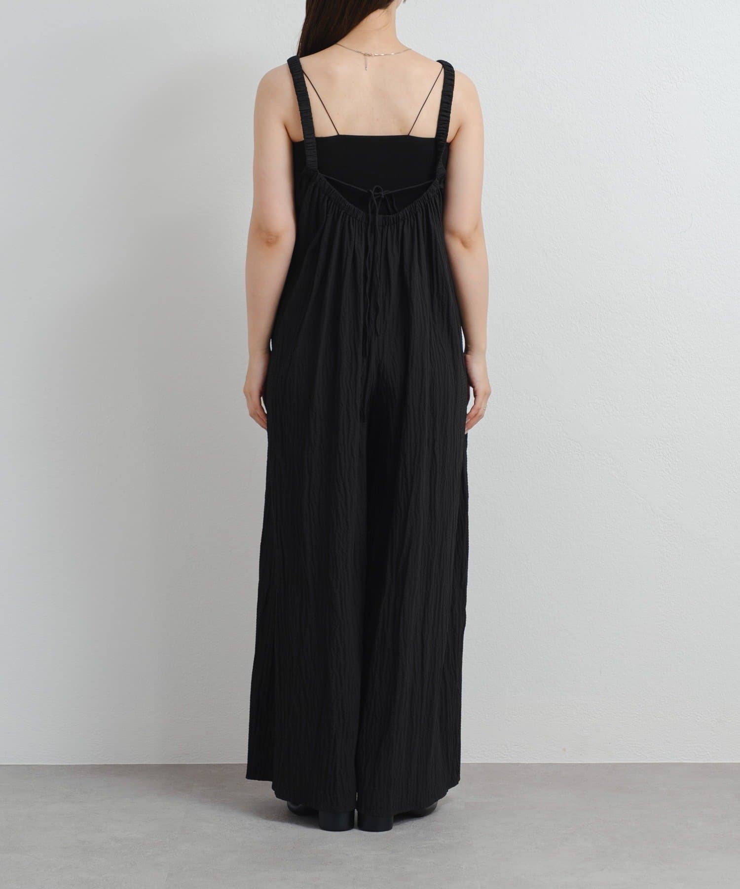 OUTLET(アウトレット) 【Kastane】B ナイロンギャザーサロペット