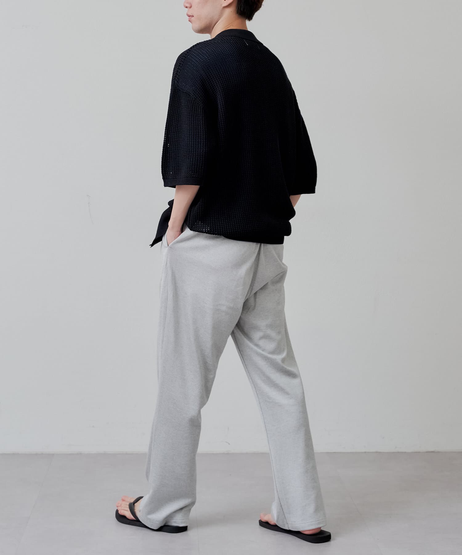 OUTLET(アウトレット) 【Kastane】ダブルジップメッシュニットシャツ