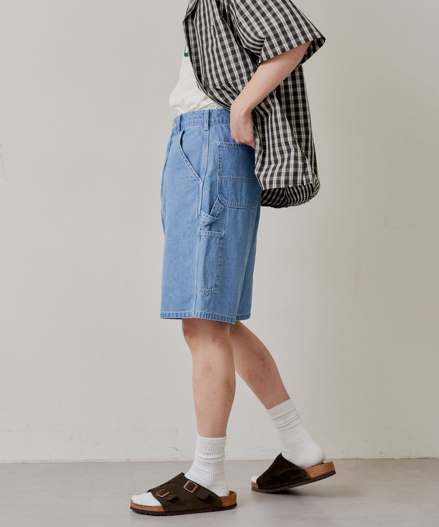 OUTLET(アウトレット) 【Kastane】デニムペインターショーツ