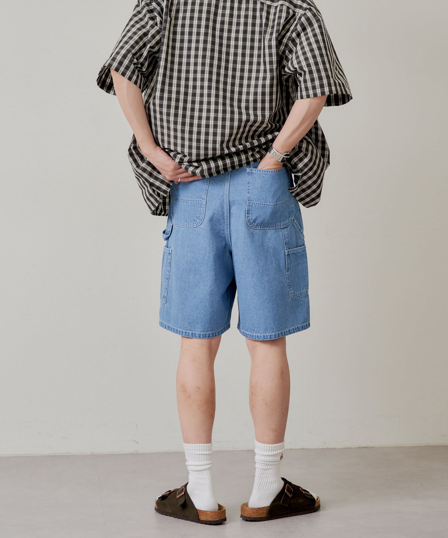 OUTLET(アウトレット) 【Kastane】デニムペインターショーツ