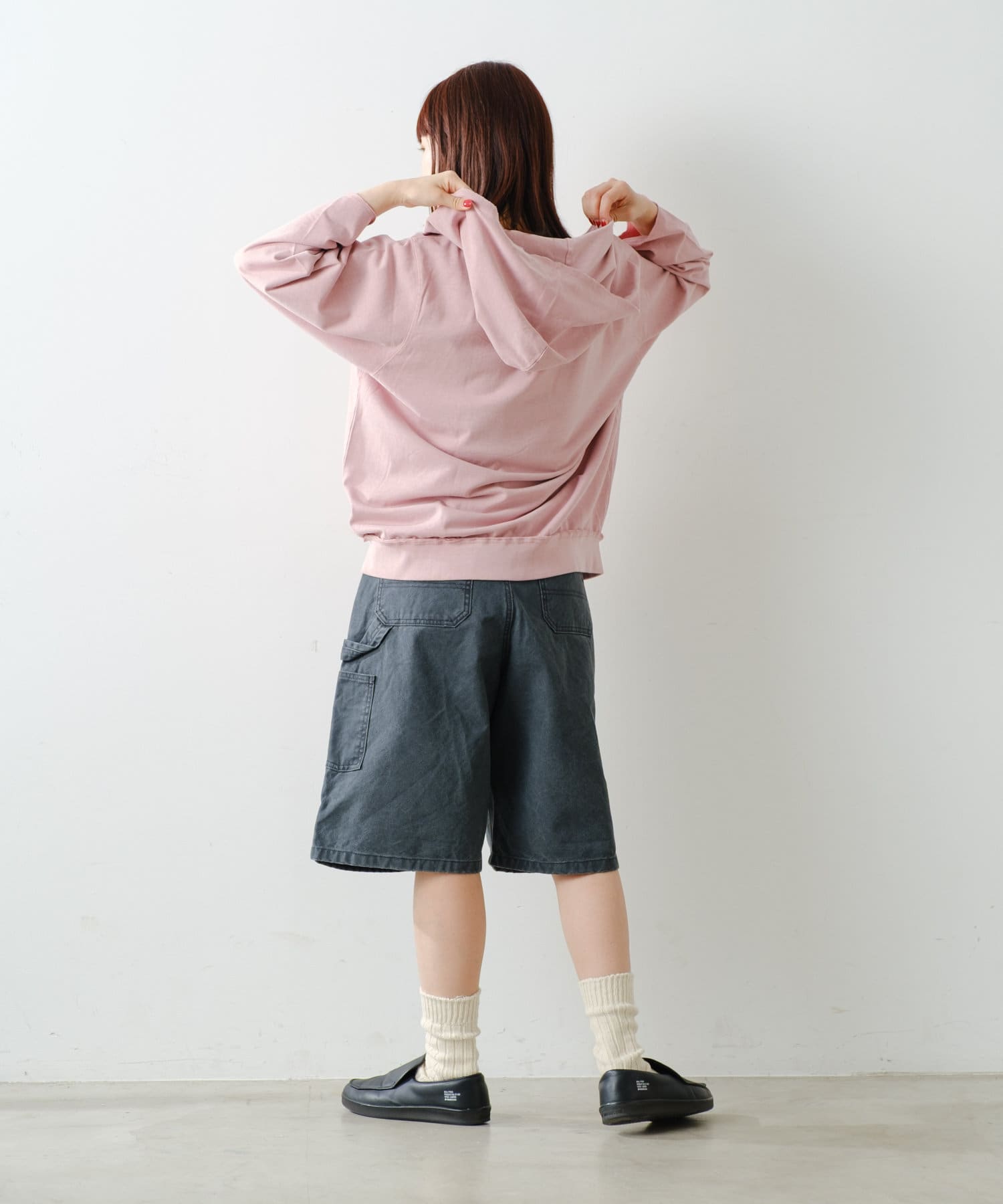 OUTLET(アウトレット) 【Kastane】ピグメントダイカットソージップパーカー