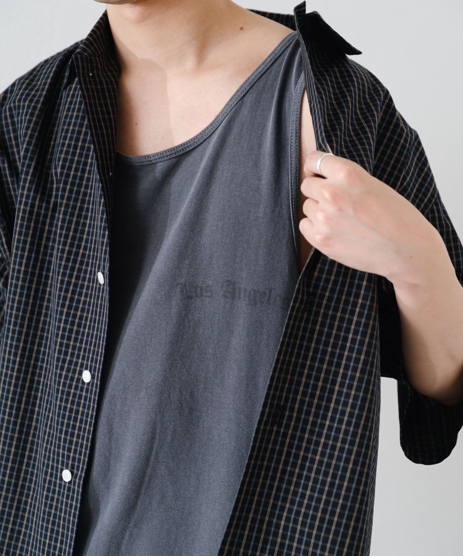 OUTLET(アウトレット) 【Kastane】サンフェードロゴタンクトップ