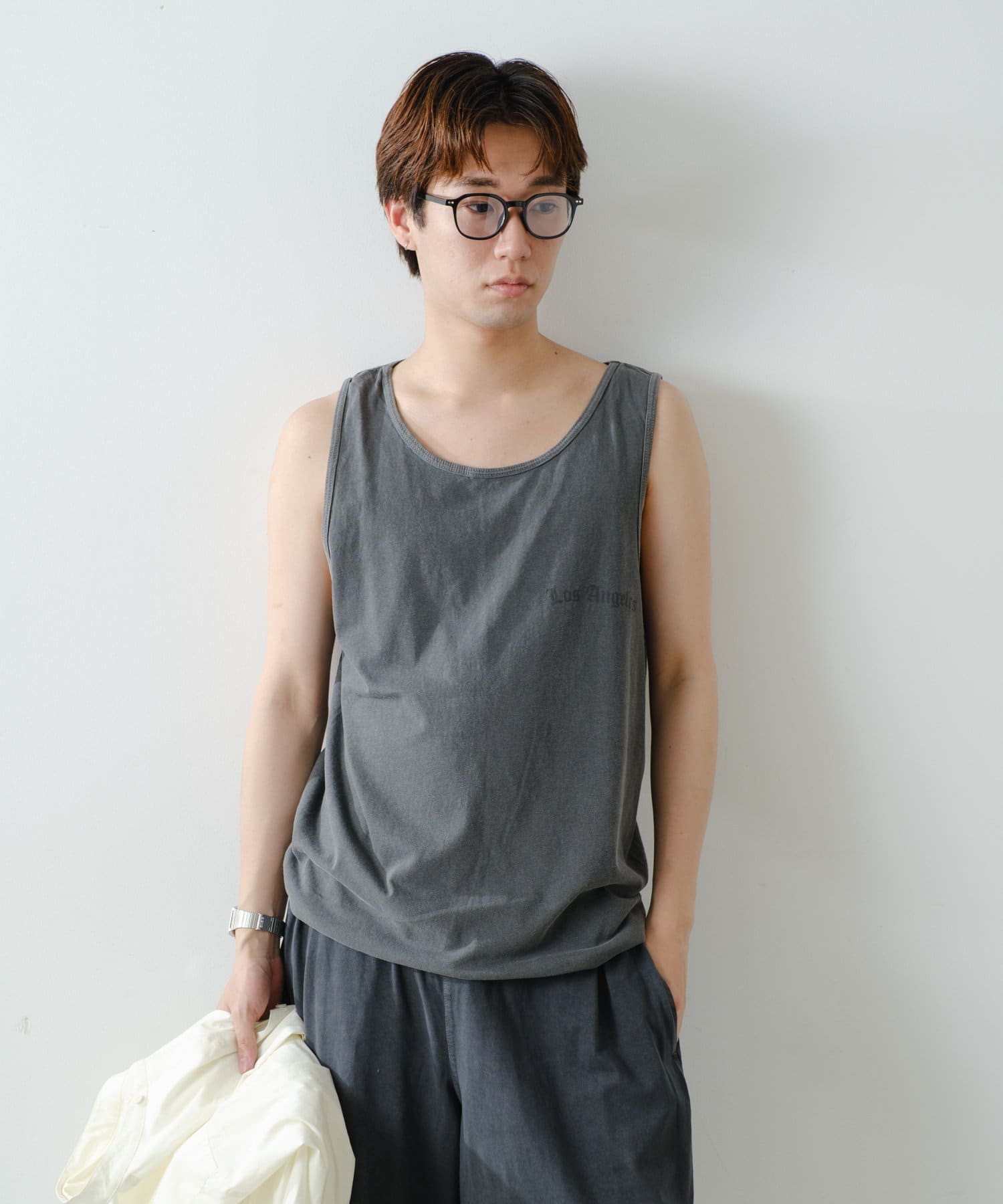 OUTLET(アウトレット) 【Kastane】サンフェードロゴタンクトップ