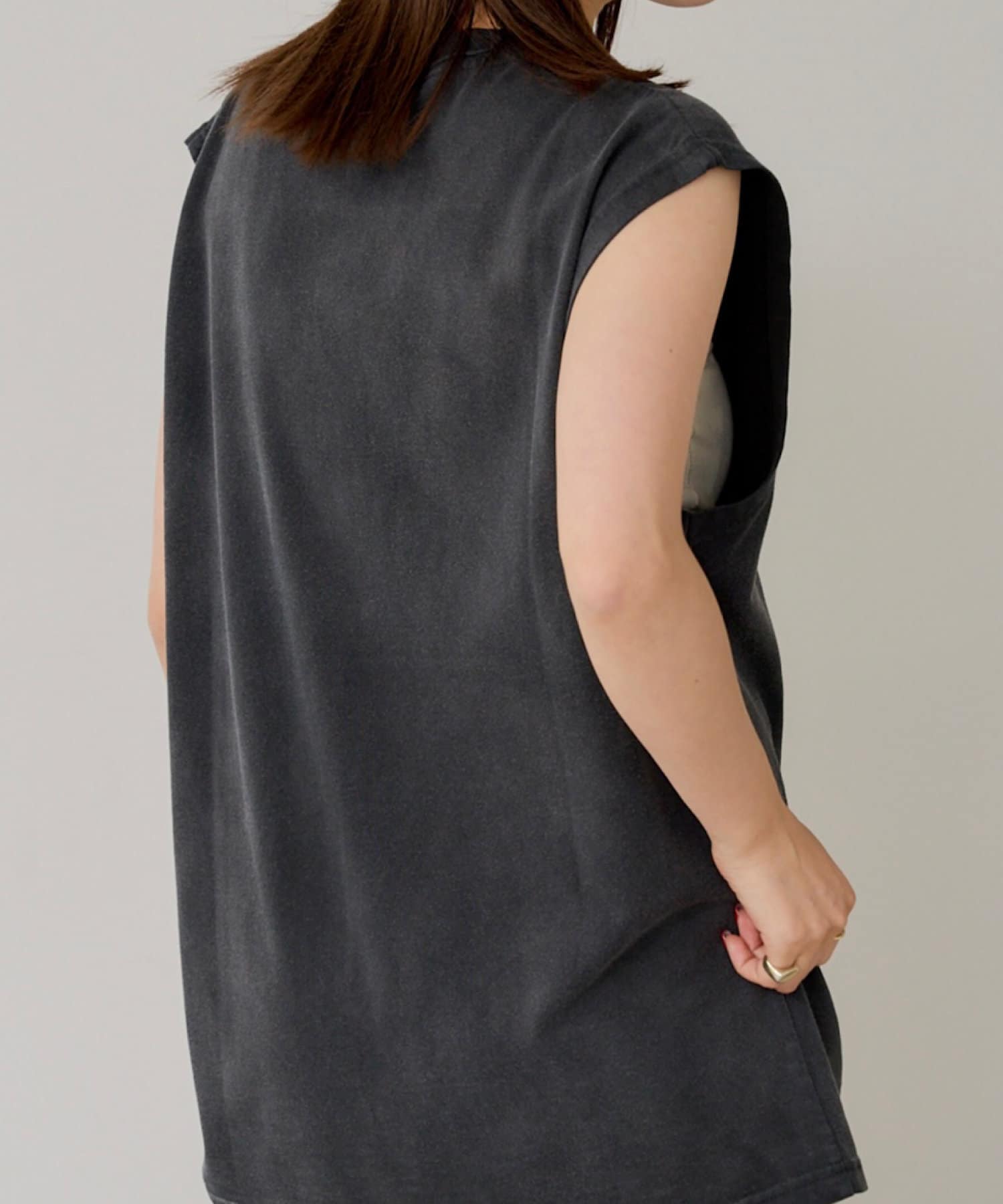 OUTLET(アウトレット) 【Kastane】サンフェードスリーブレスTシャツ