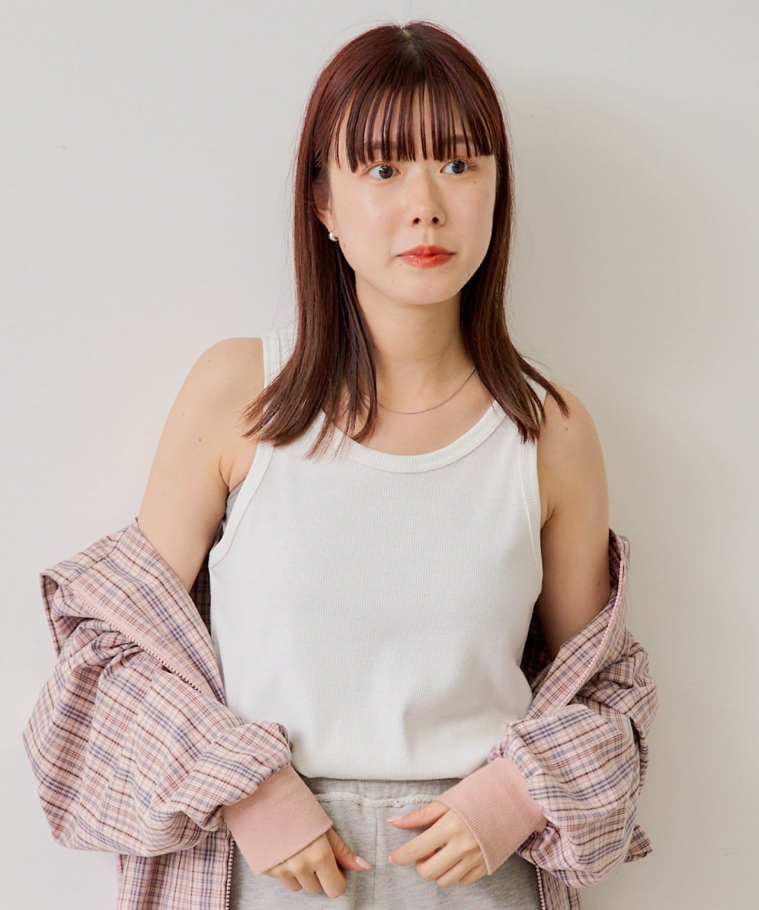 OUTLET(アウトレット) 【Kastane】リブタンクトップ