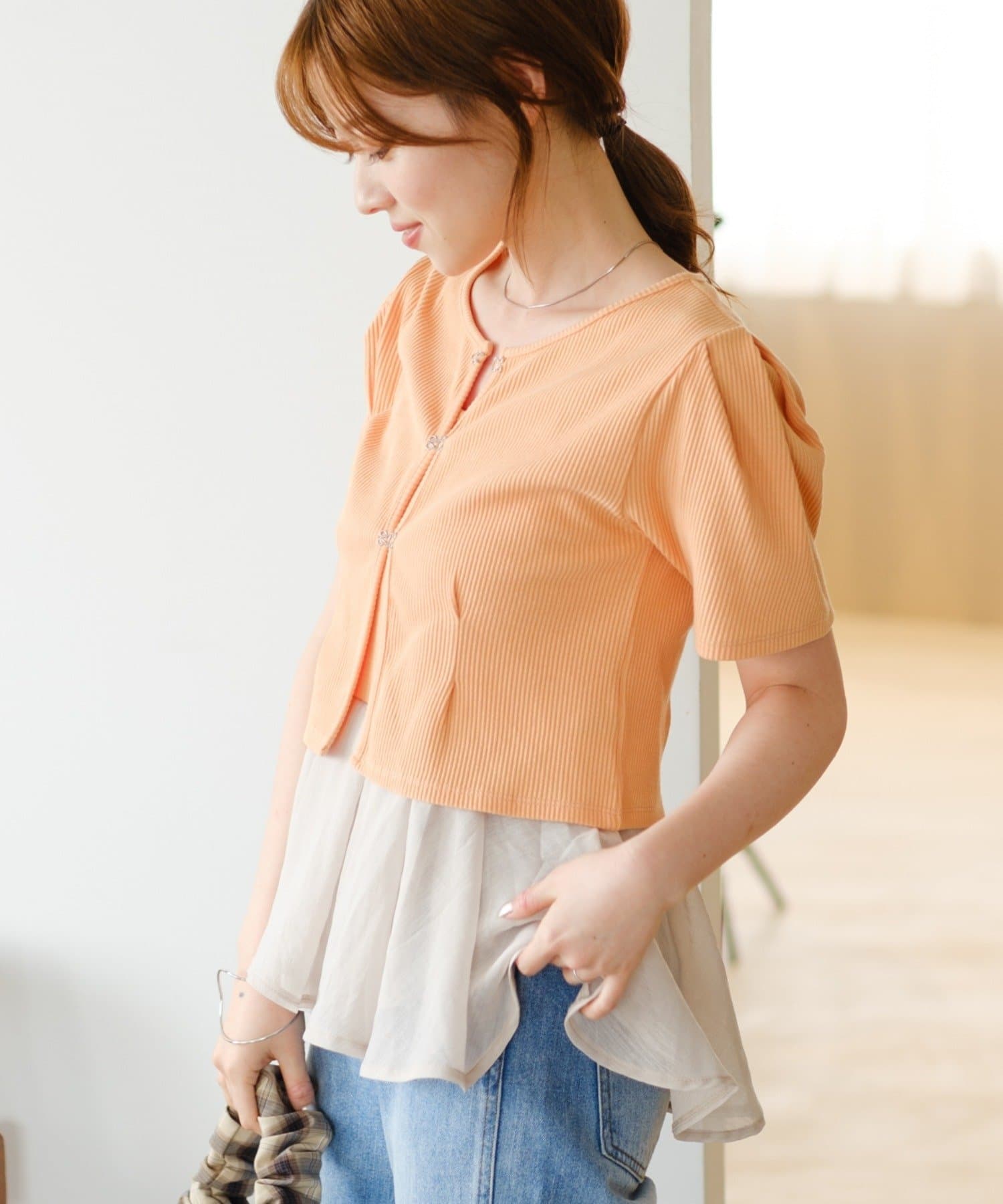 OUTLET(アウトレット) 【Kastane】アンサンブルビスチェSET