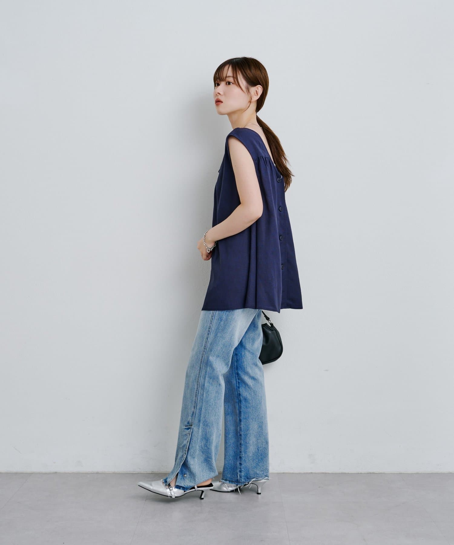 OUTLET(アウトレット) 【Kastane】B 編み上げベスト