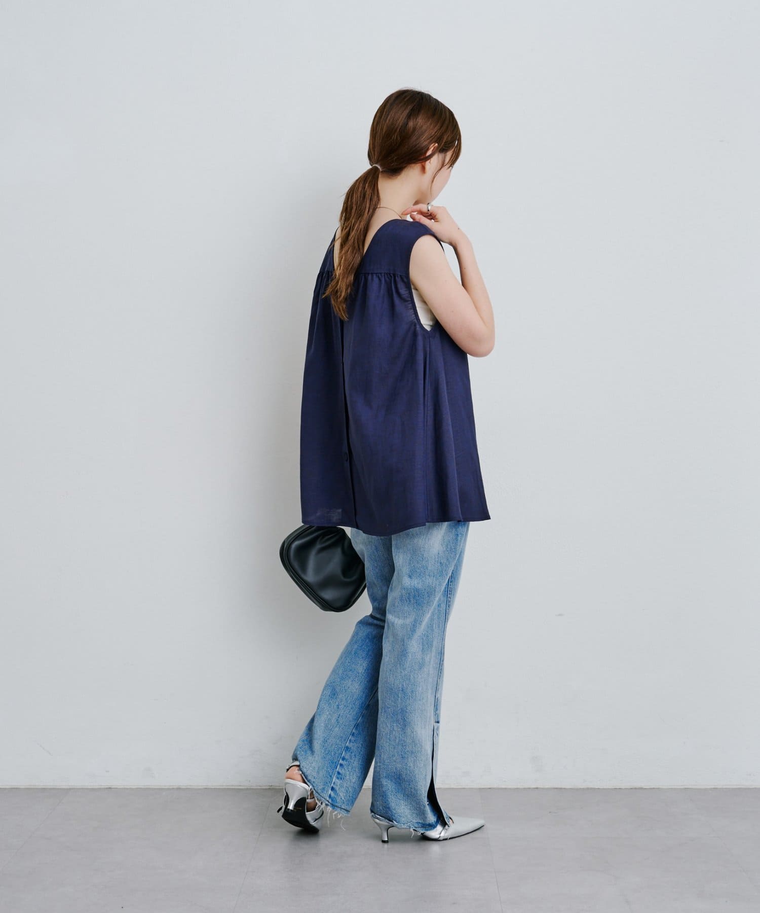 OUTLET(アウトレット) 【Kastane】B 編み上げベスト