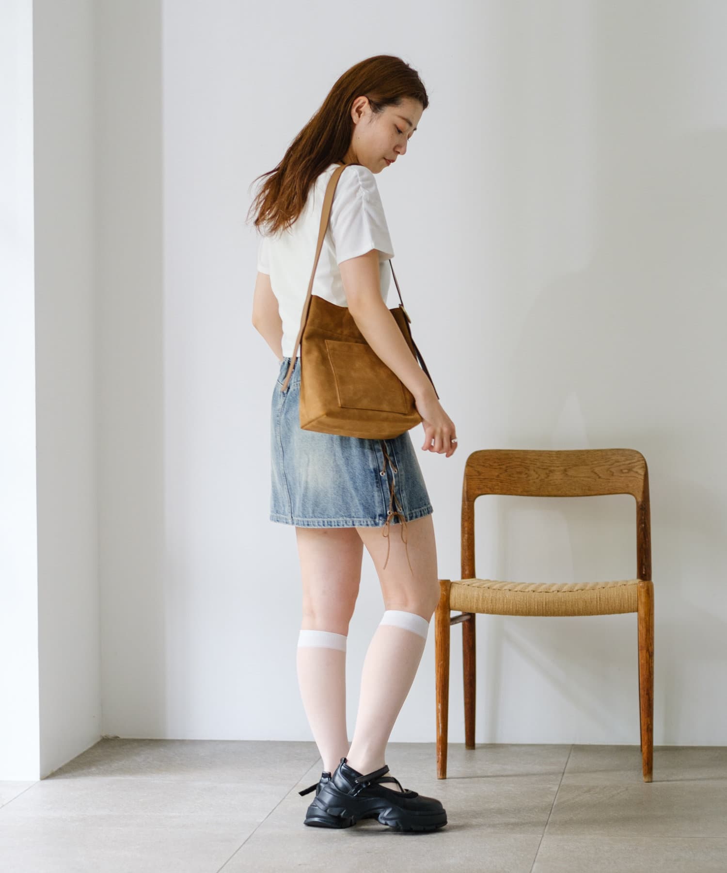 OUTLET(アウトレット) 【Kastane】リブレイヤードTEE