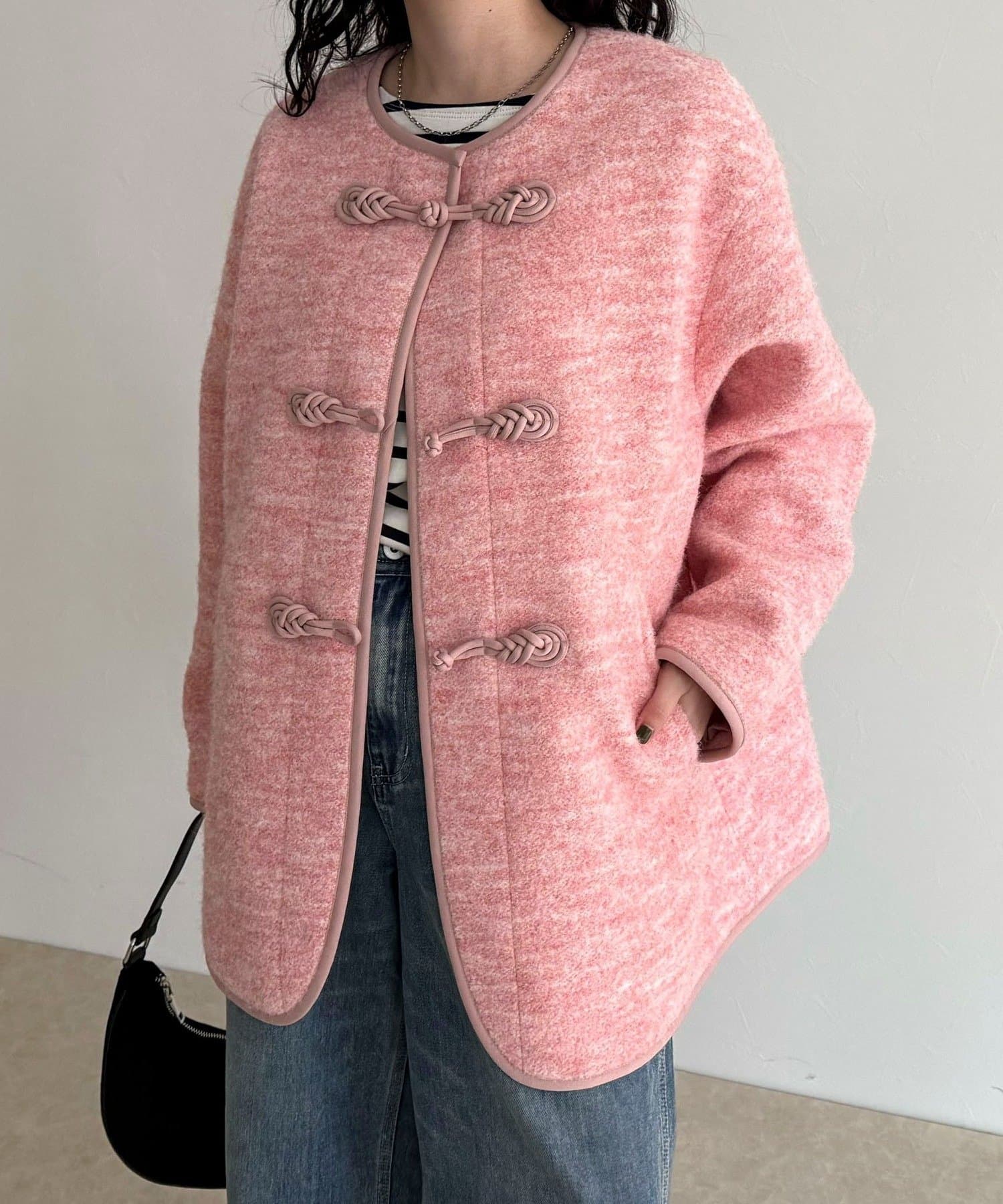 FREDY & GLOSTER(フレディ アンド グロスター) 圧縮ニットチャイナコート