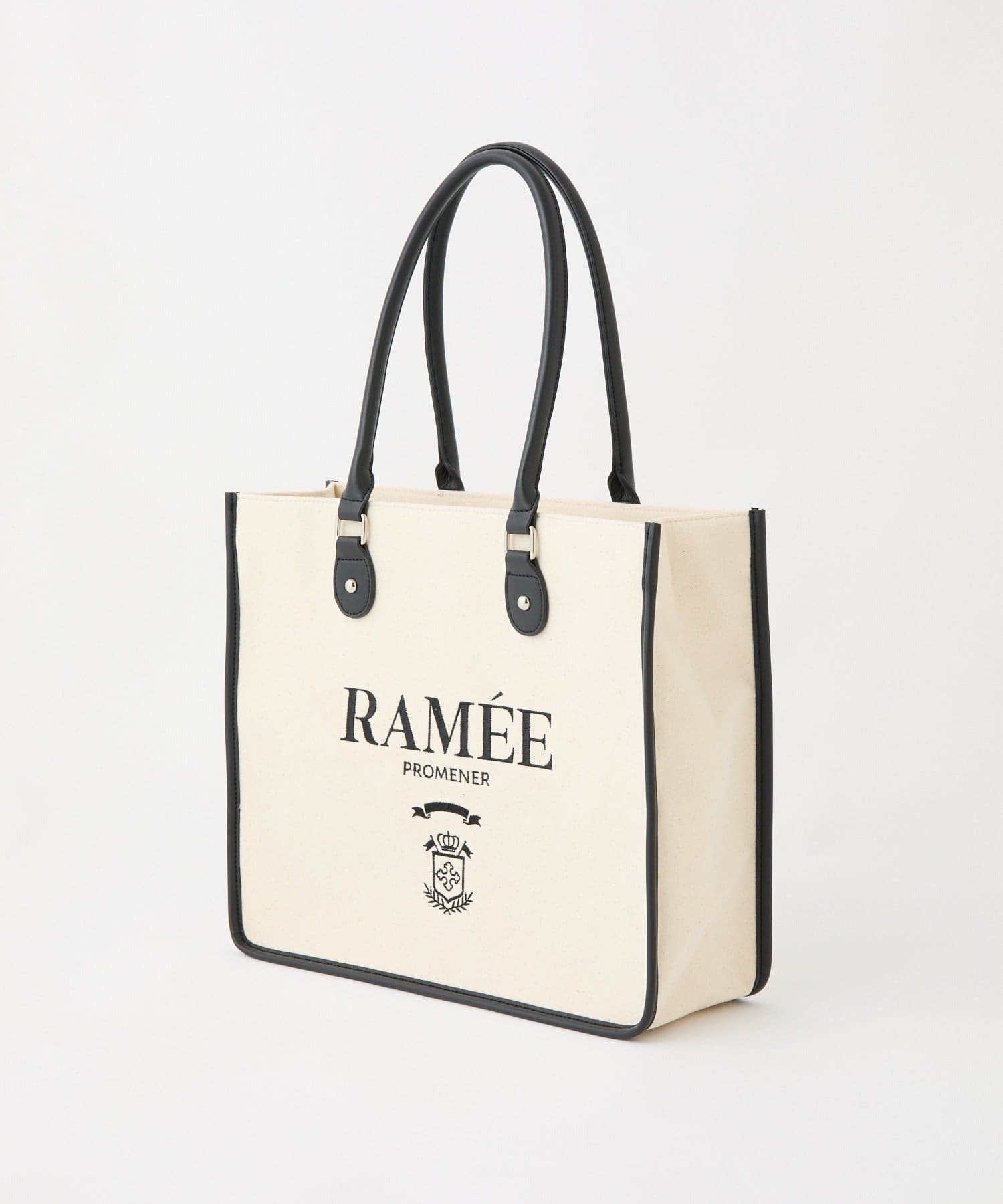 one after another NICE CLAUP(ワンアフターアナザー ナイスクラップ) 【WEB限定リバイバル】刺しゅう入りトリミングトートバック