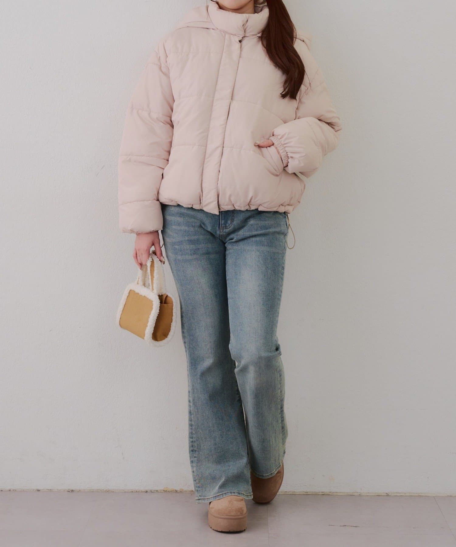 RMAF】フード中綿ジャケット | NICE CLAUP / OLIVE des OLIVE OUTLET