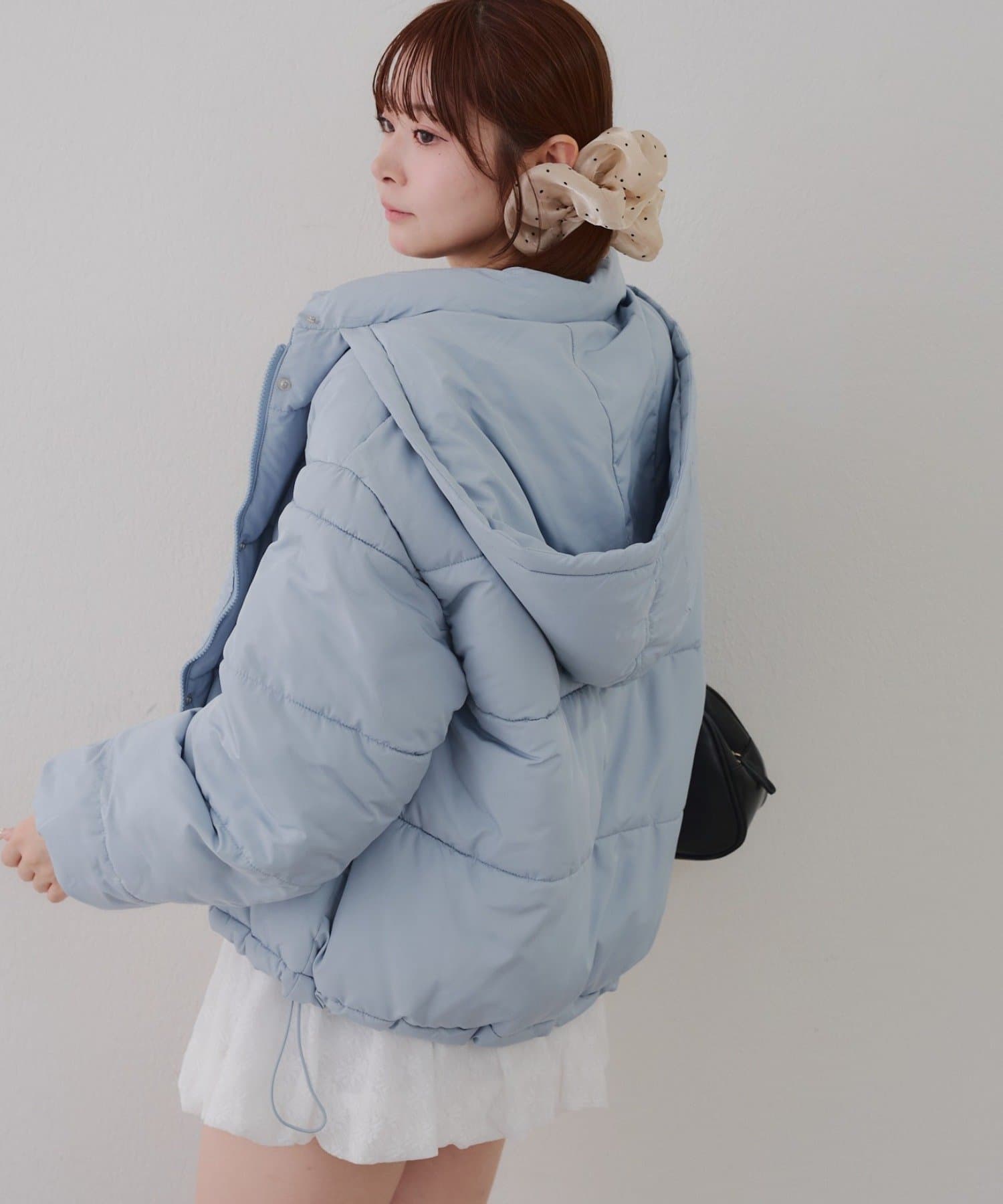 Remind me and forever(リマインドミーアンドフォーエバー) フード中綿ジャケット