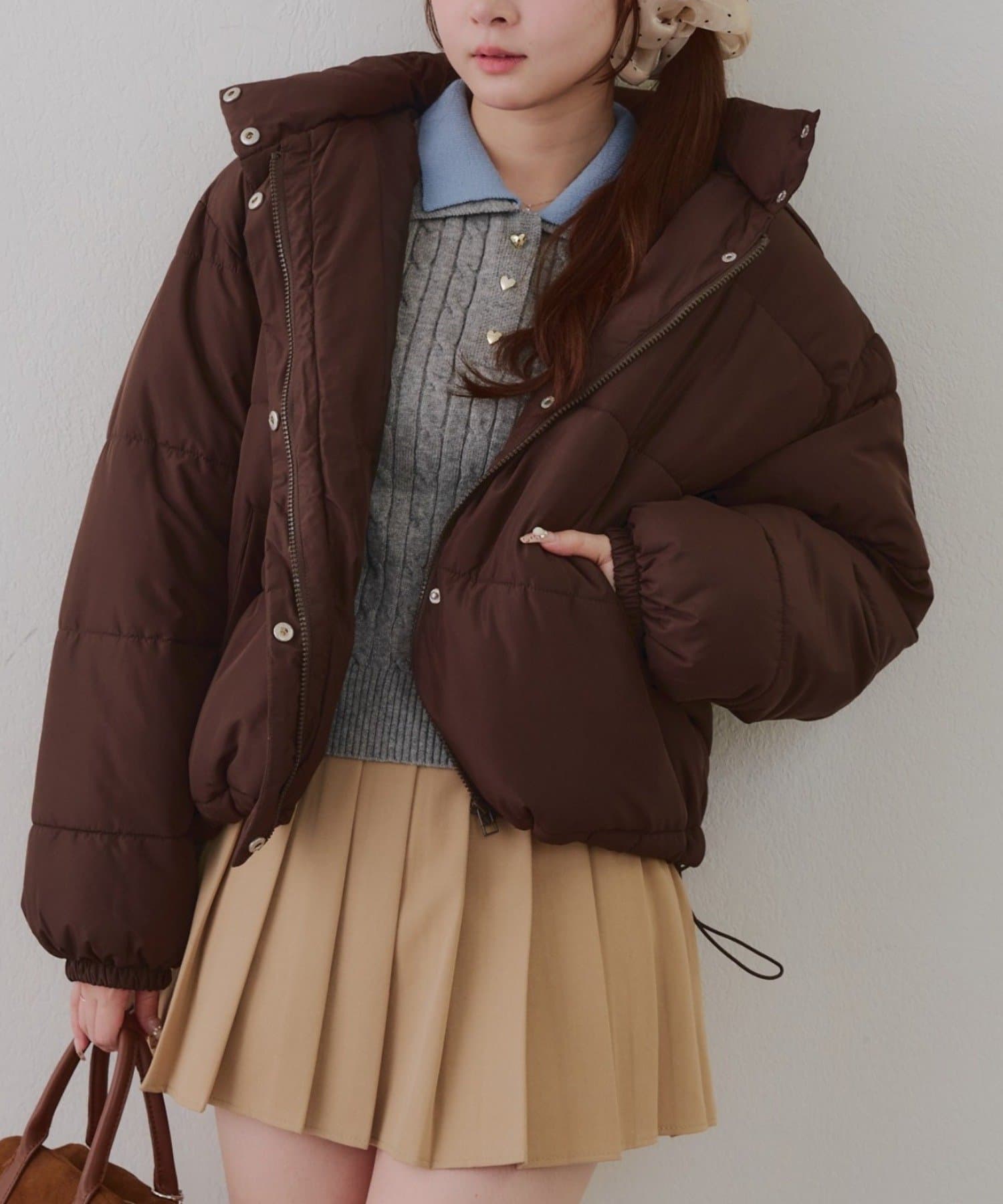 Remind me and forever(リマインドミーアンドフォーエバー) フード中綿ジャケット