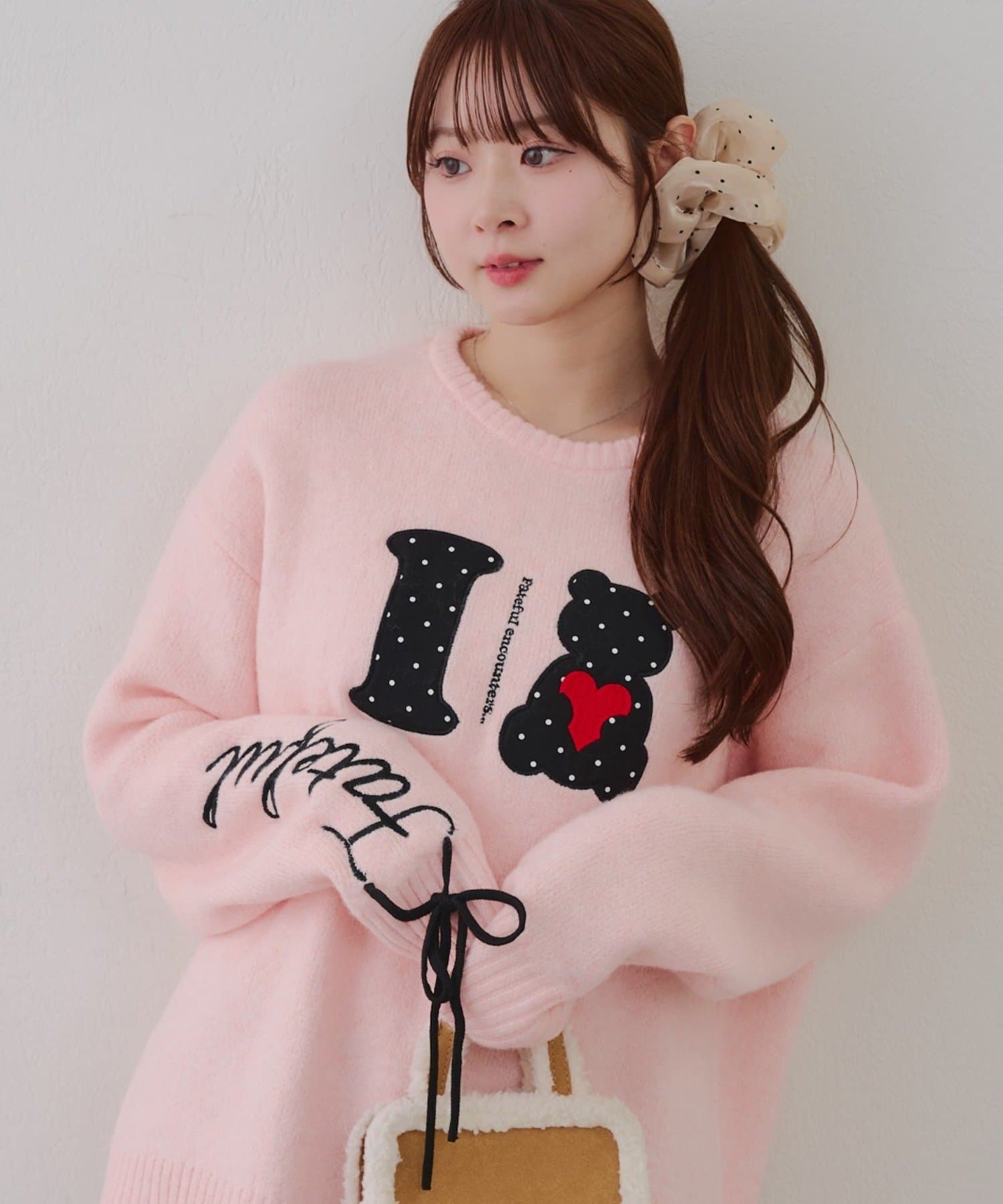 Remind me and forever(リマインドミーアンドフォーエバー) ILOVE BEARニットプルオーバー