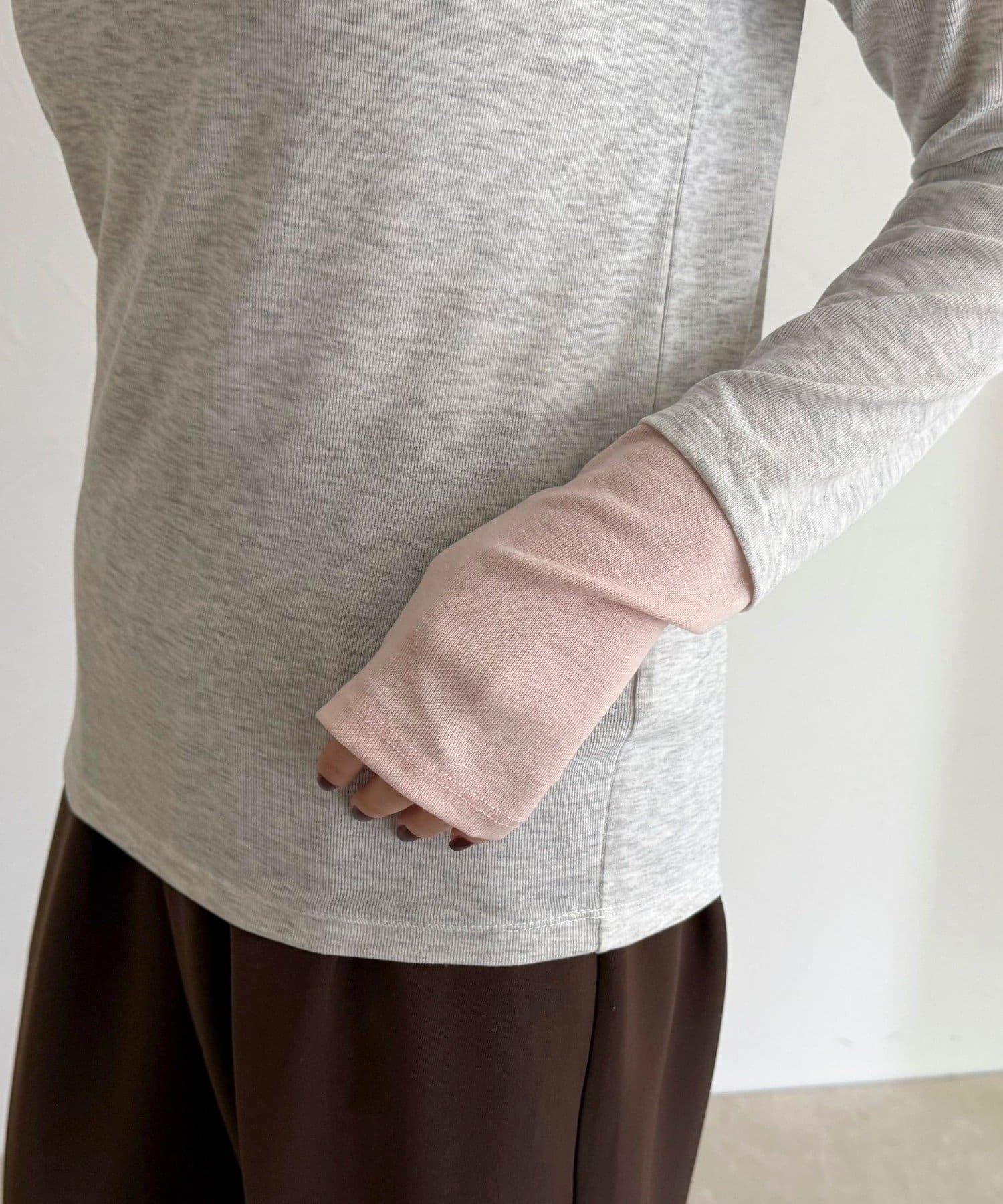 FREDY & GLOSTER(フレディ アンド グロスター) シアーリブレイヤードロンTシャツ