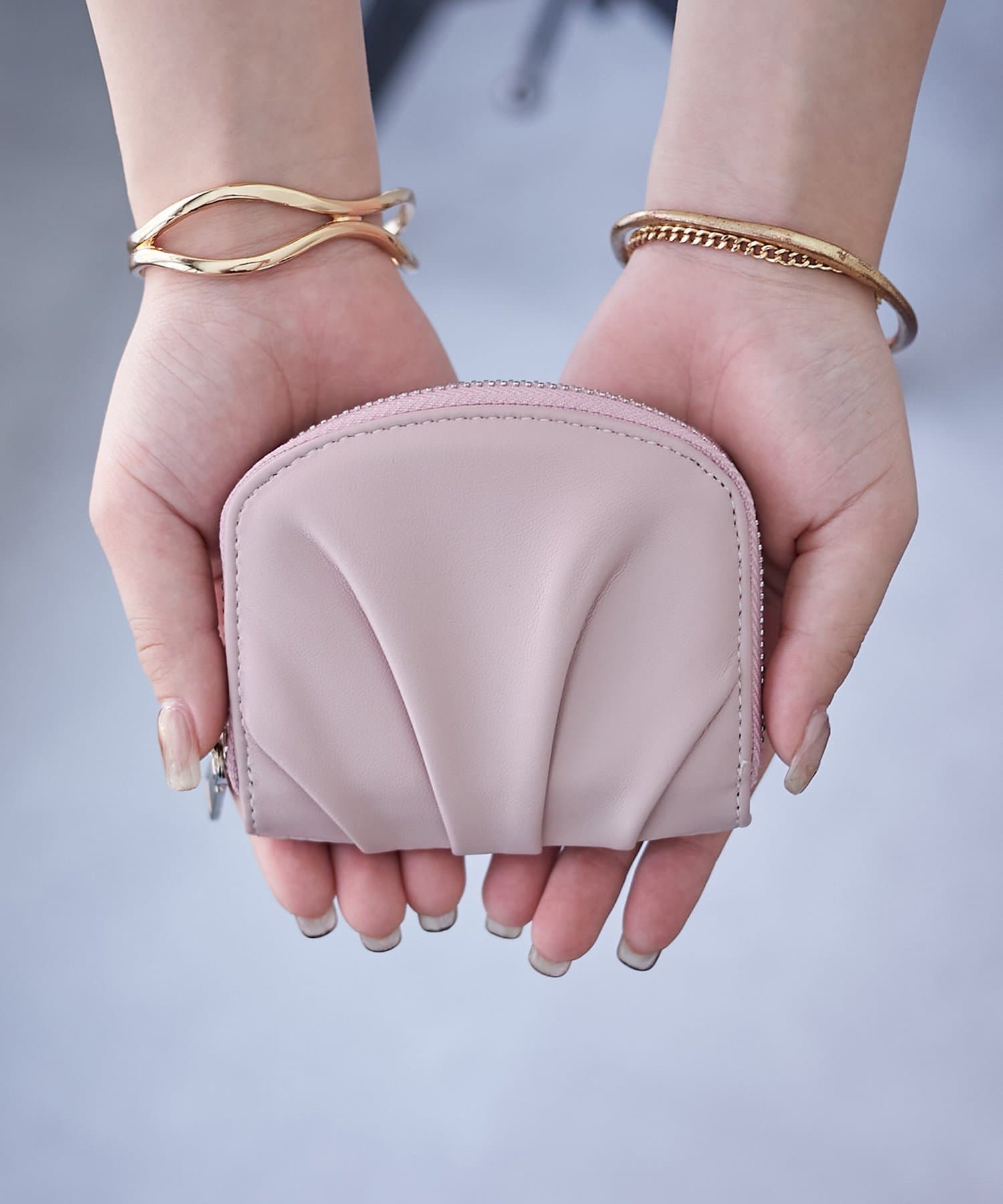 NICE CLAUP / OLIVE des OLIVE OUTLET(ナイスクラップ  / オリーブ デ オリーブ アウトレット) プチギフトにもおすすめ【WEB限定】タック見え財布