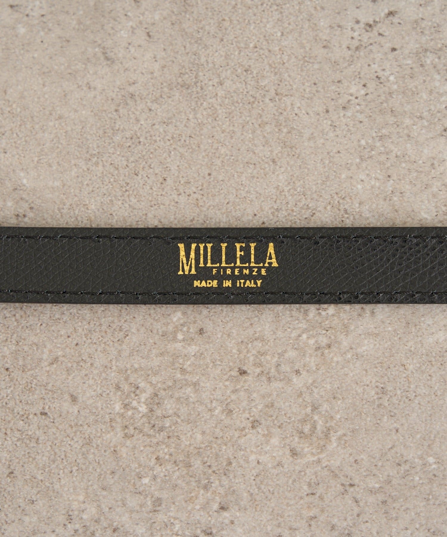 Omekashi(オメカシ) 【MILLELA FIRENZE】金具付きレザーベルト