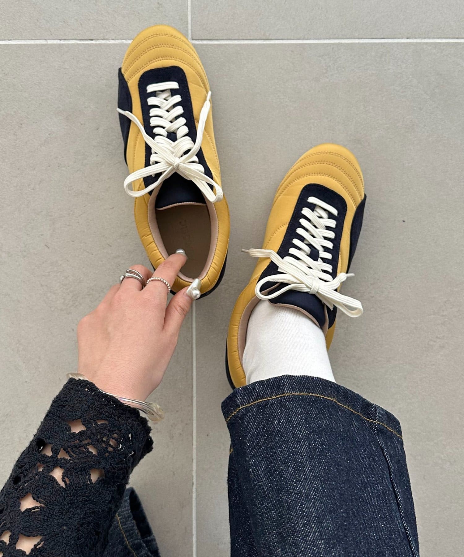 DISCOAT(ディスコート) 【Enlude/ユニセックスサイズ展開◎】レトロランニングシューズ