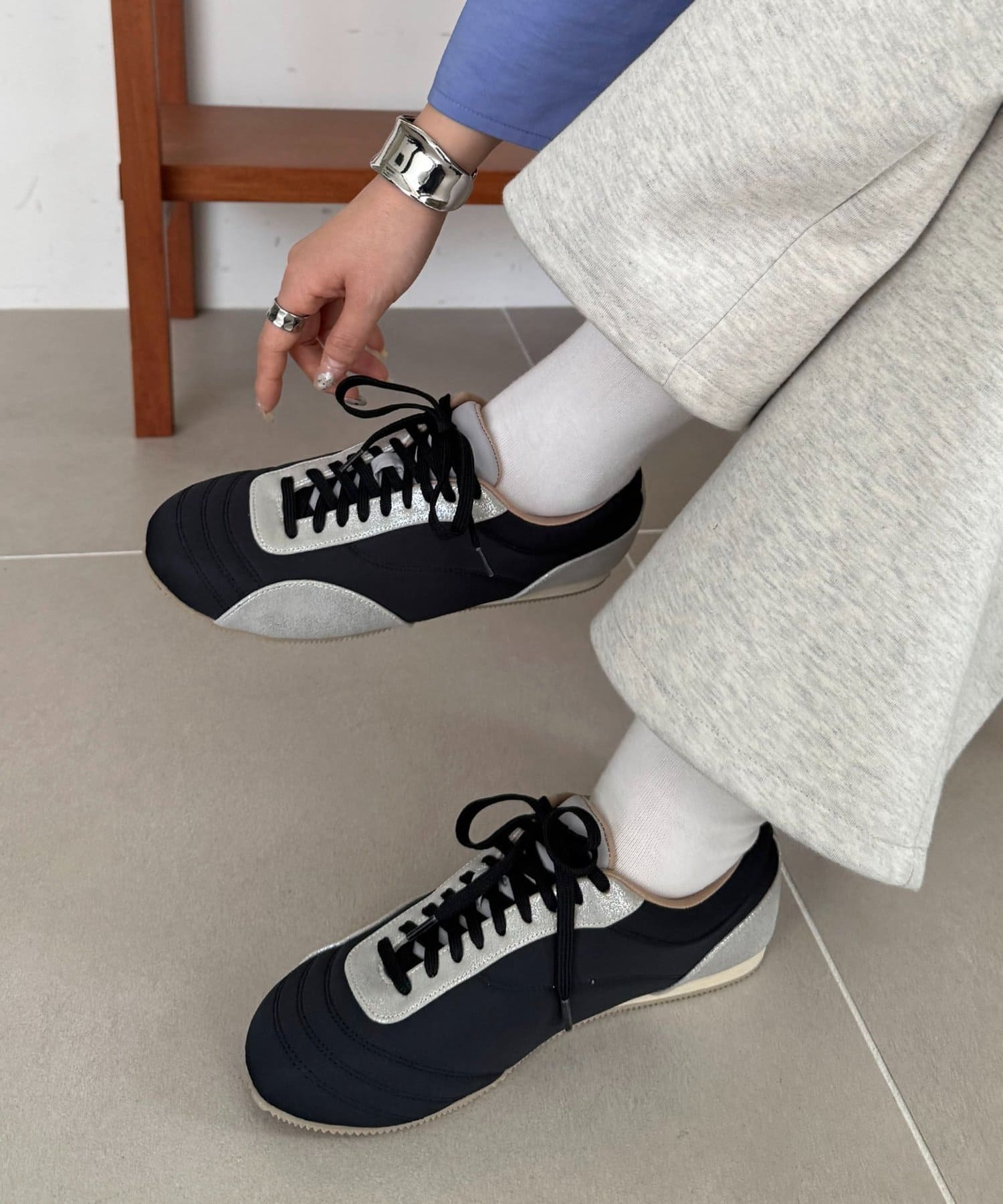 DISCOAT(ディスコート) 【Enlude/ユニセックスサイズ展開◎】レトロランニングシューズ