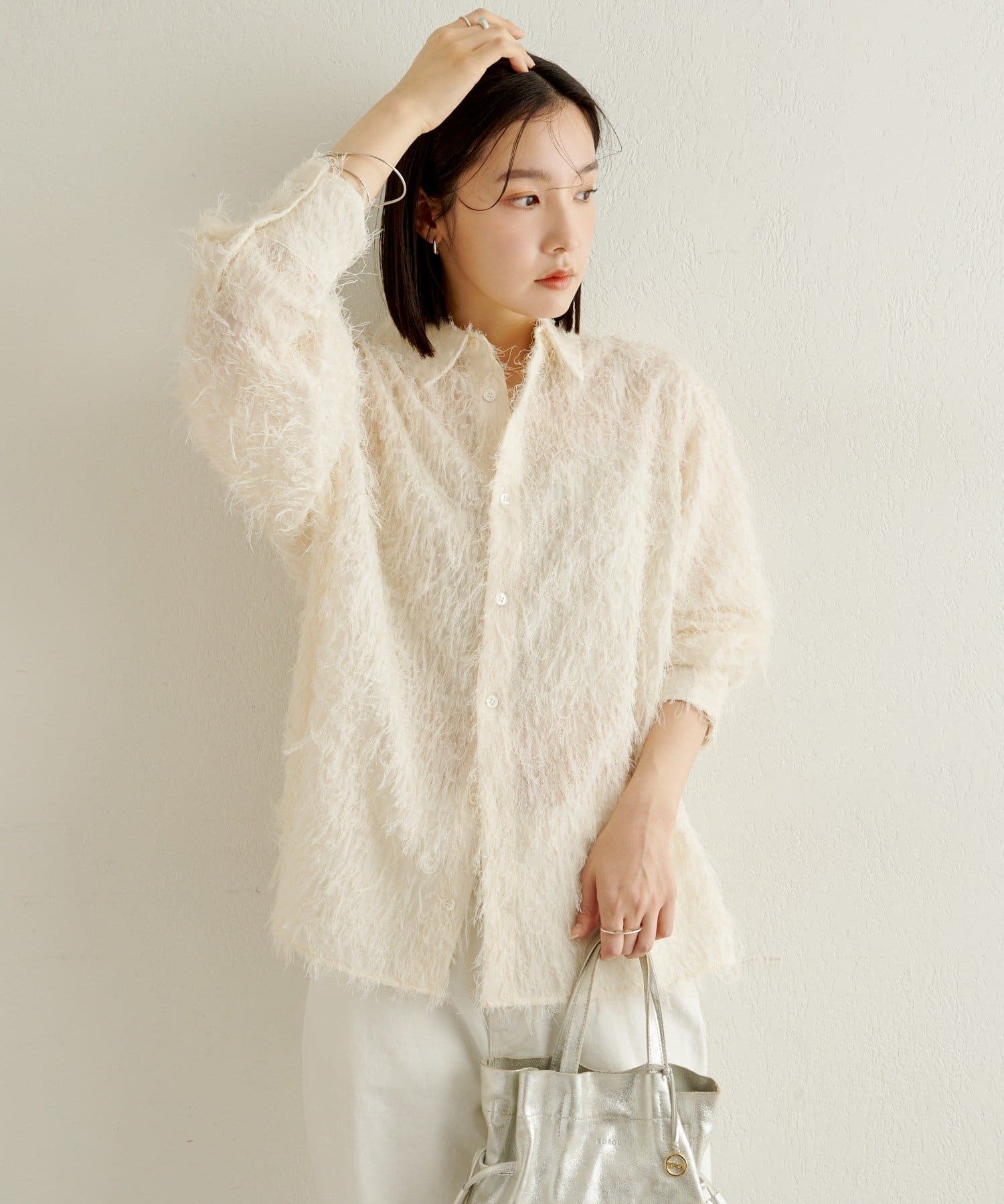 Omekashi(オメカシ) フリンジシャツ