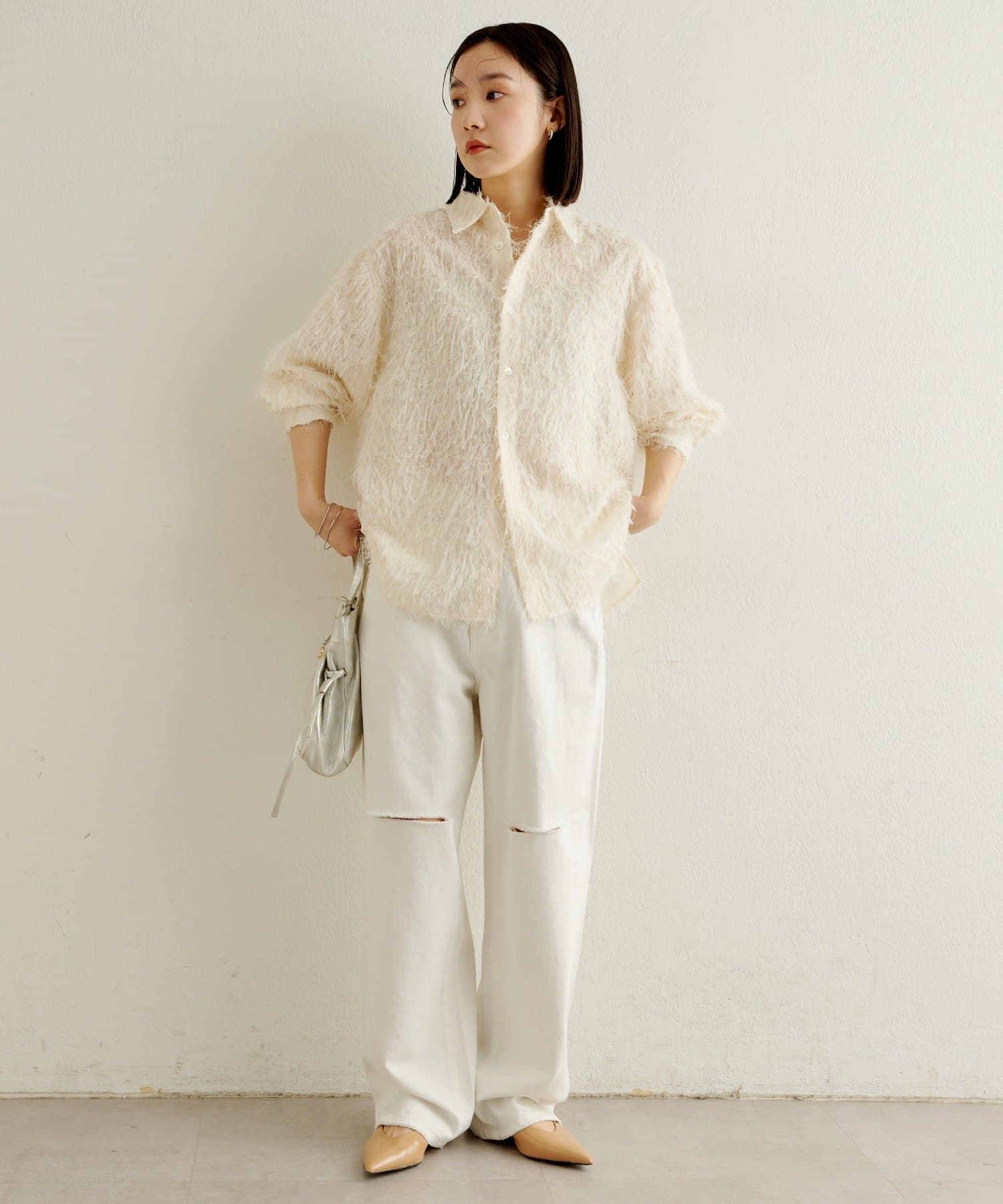 Omekashi(オメカシ) フリンジシャツ